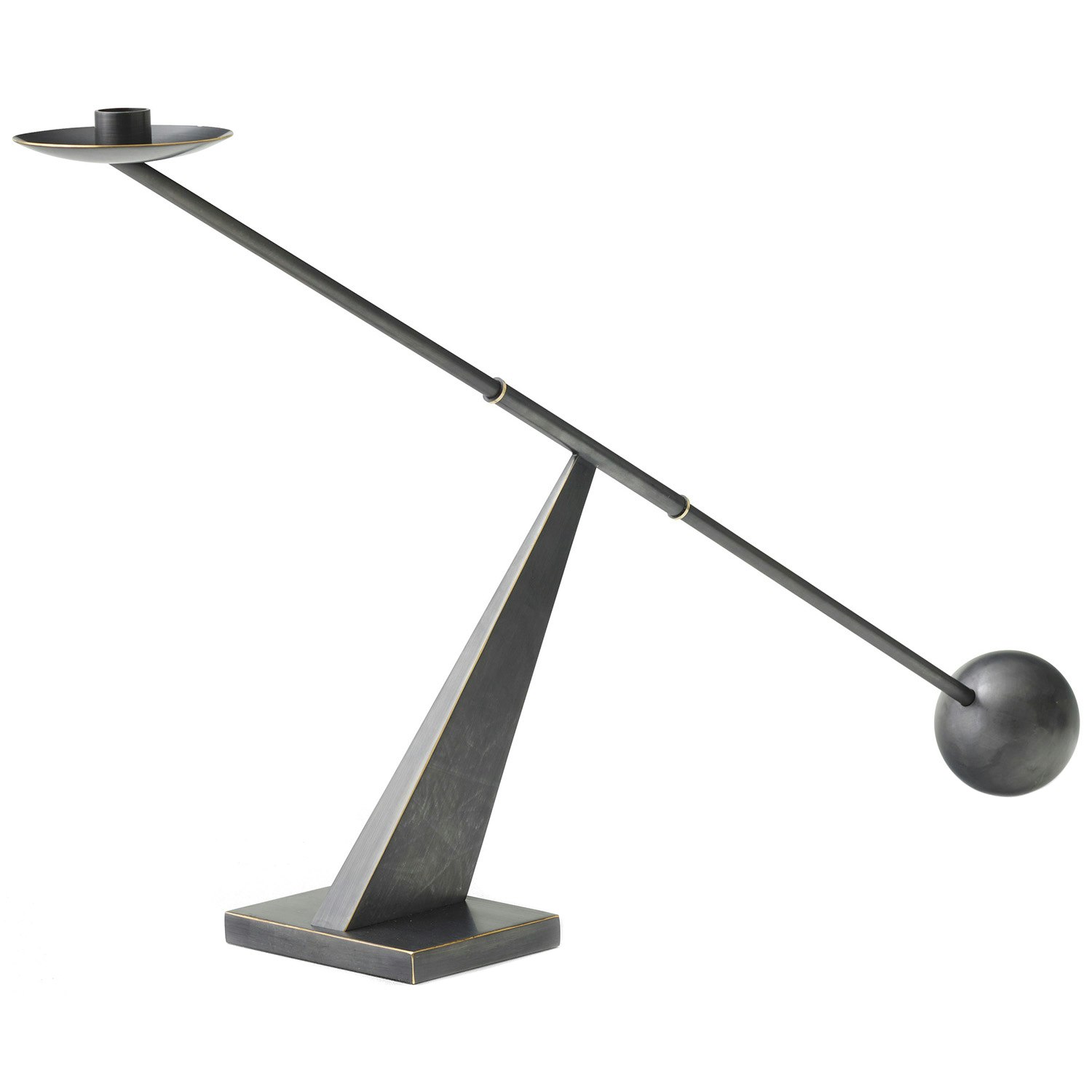 Audo Copenhagen Interconnect Ljusstake Bronserad M&auml;ssing - Ljusstakar M&auml;ssing Bronsad