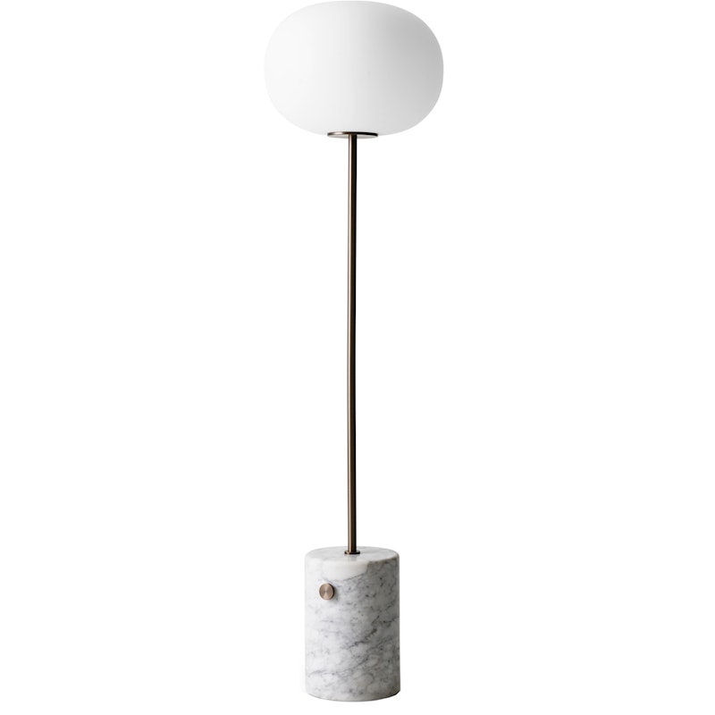 JWDA Golvlampa, Vit Marmor / Bronserad Mässing