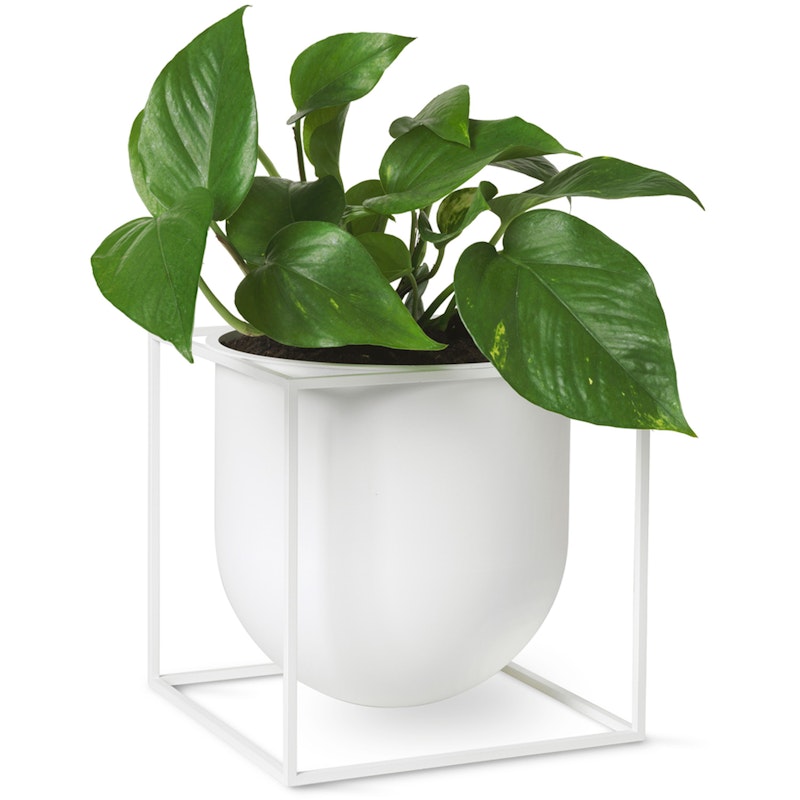 Kubus Blomkruka 23 cm, Vit