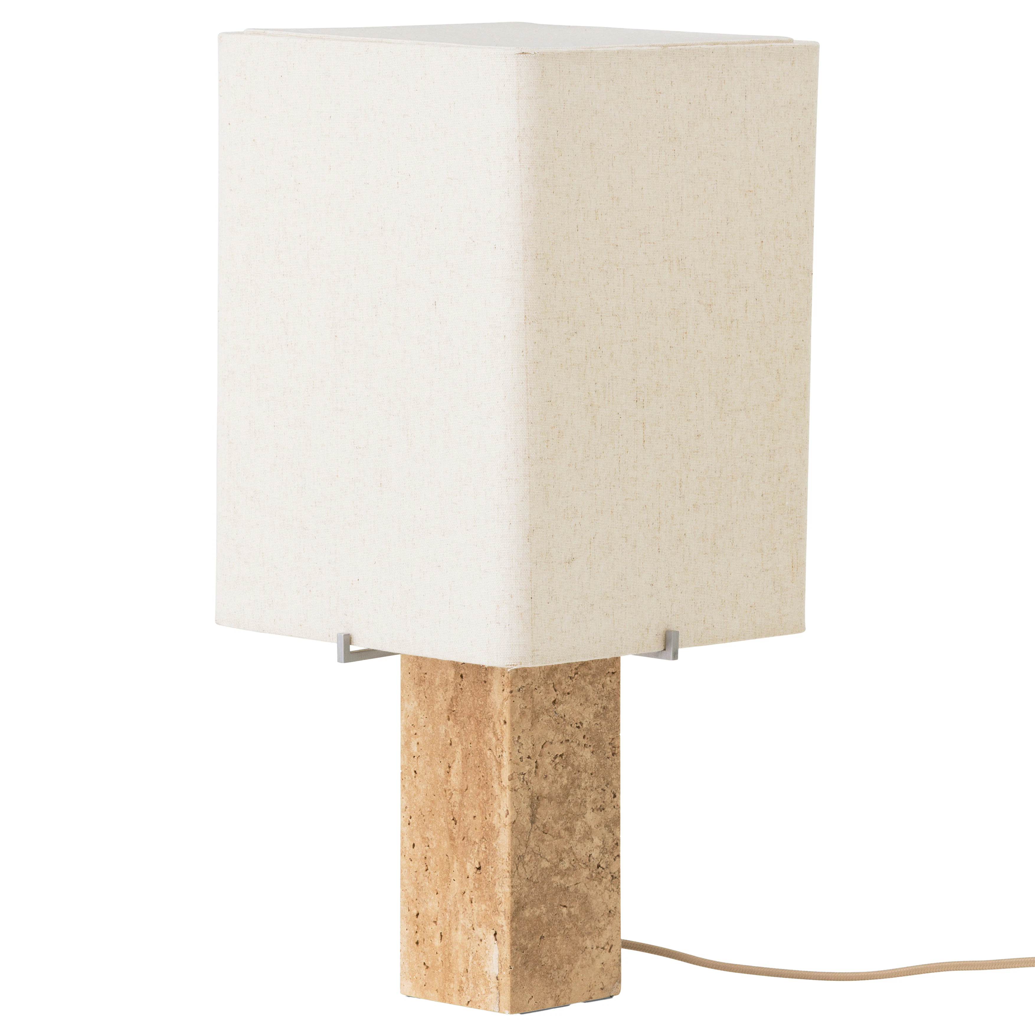 Audo Copenhagen Nonna Bordslampa 49 Cm / - Bordslampor Travertin Sand