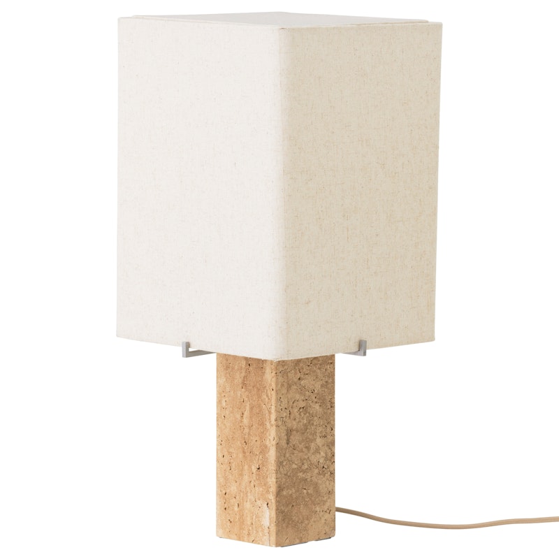 Nonna Bordslampa 49 cm, Travertin / Sand