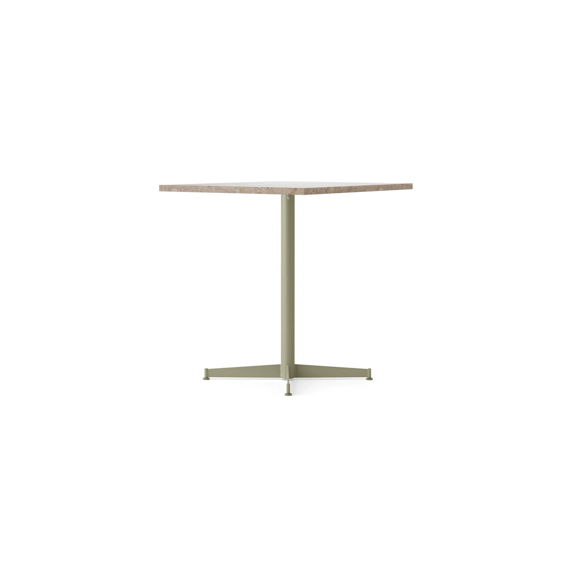 audo copenhagen nook matbord 70x60 oliv/kunis breccia - marmor olivgrön