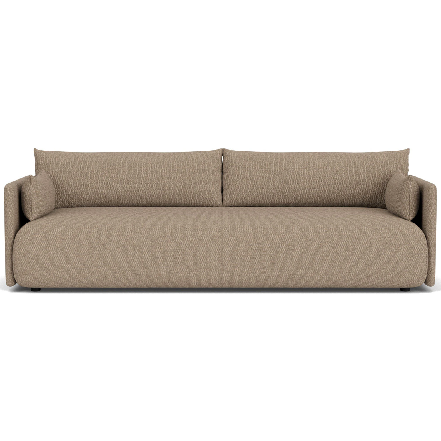 Audo Copenhagen Offset 3-sitssoffa Logan - 3-sitssoffor Boucl&eacute; Flint