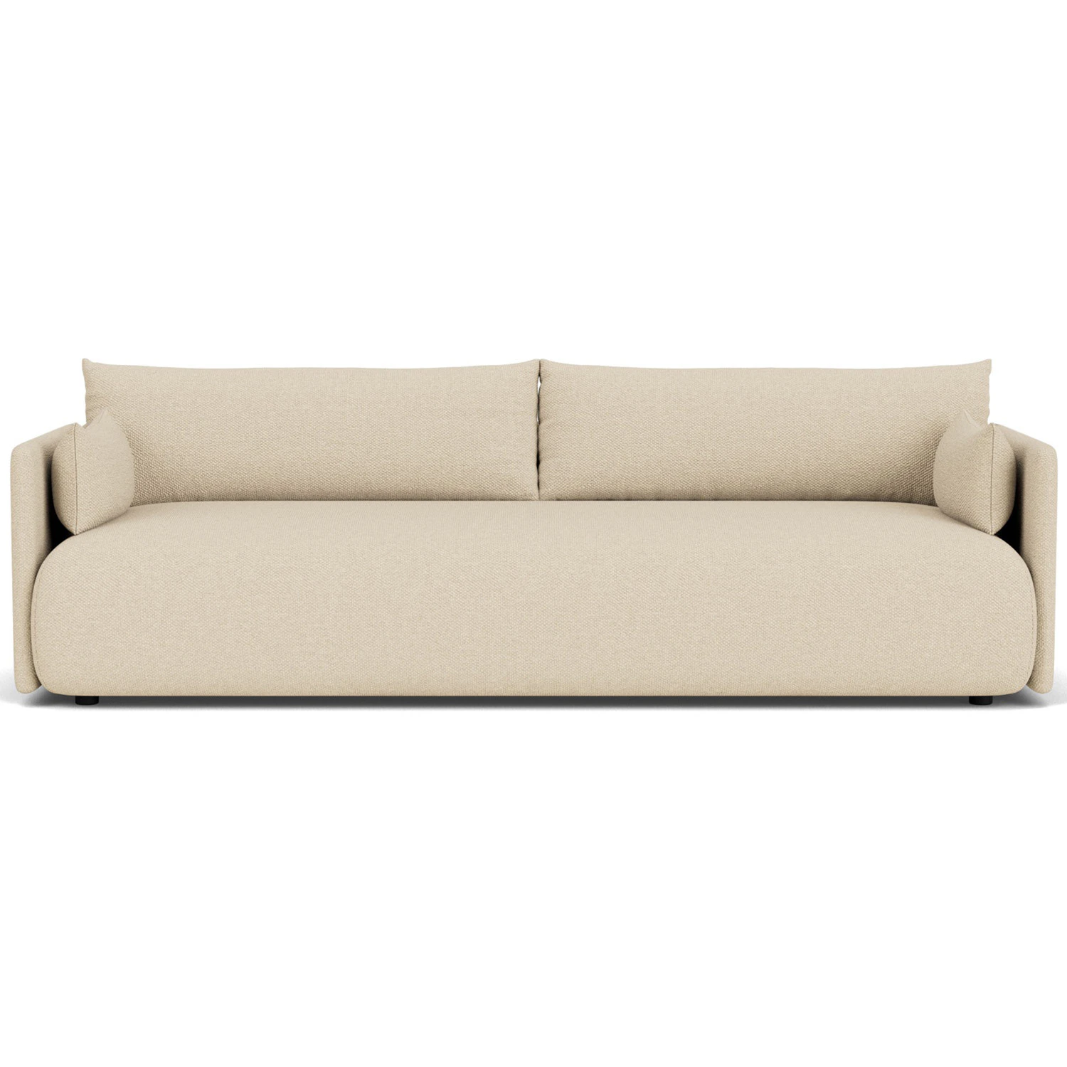 Audo Copenhagen Offset 3-sitssoffa Logan - 3-sitssoffor Boucl&eacute; Sand