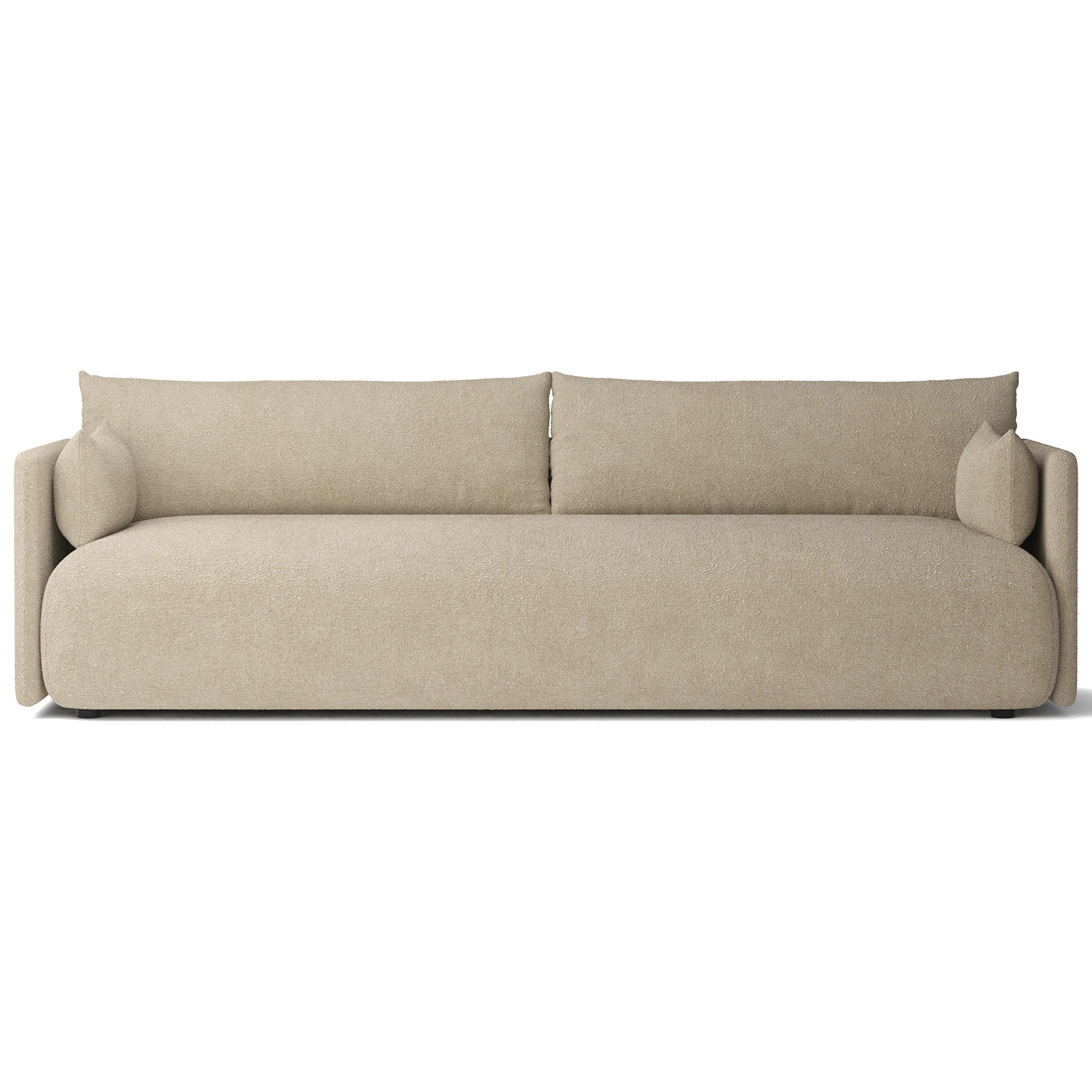 audo copenhagen offset 3-sitssoffa 02 - 3-sitssoffor bouclé beige