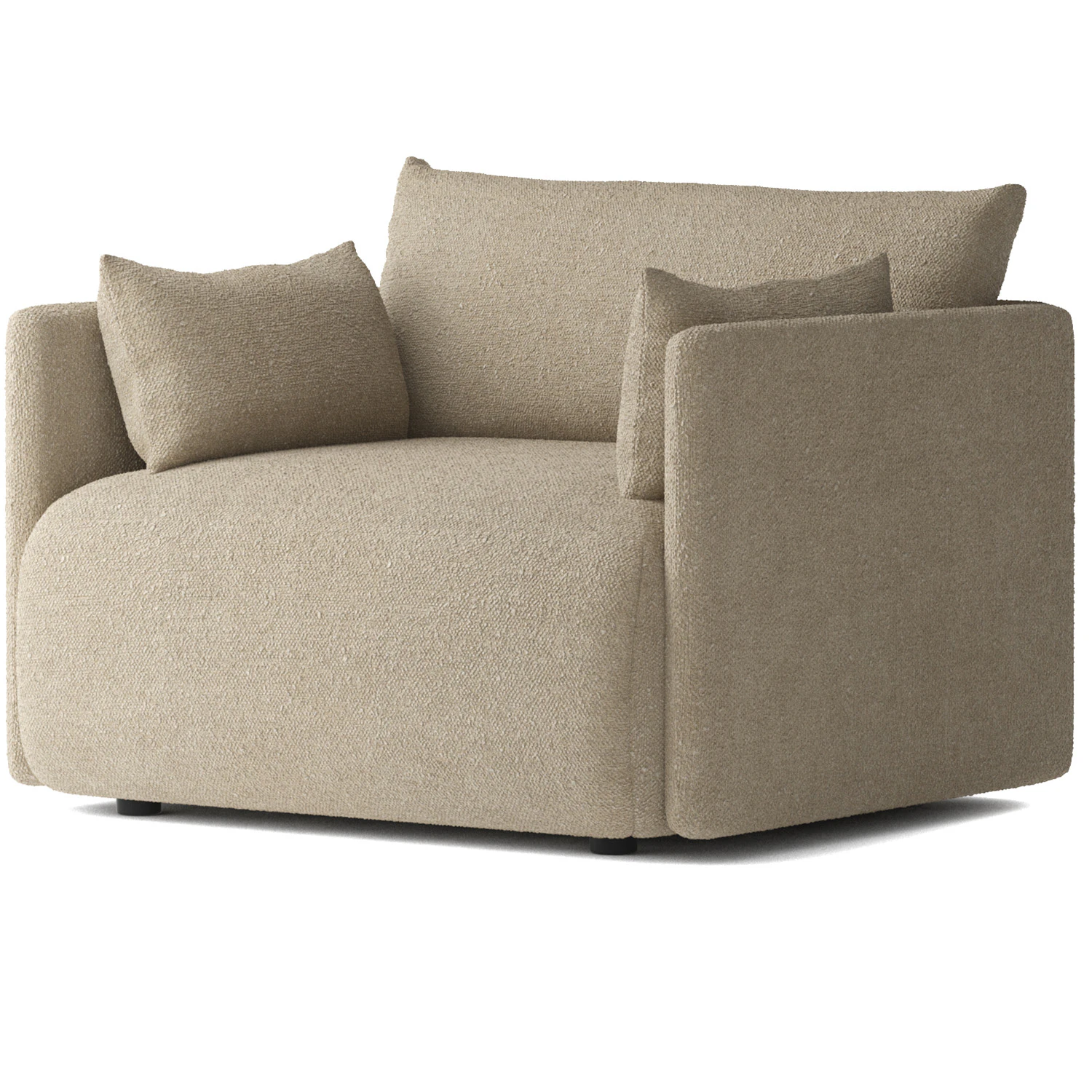 Audo Copenhagen Offset F&aring;t&ouml;lj - Boucl&eacute; Beige