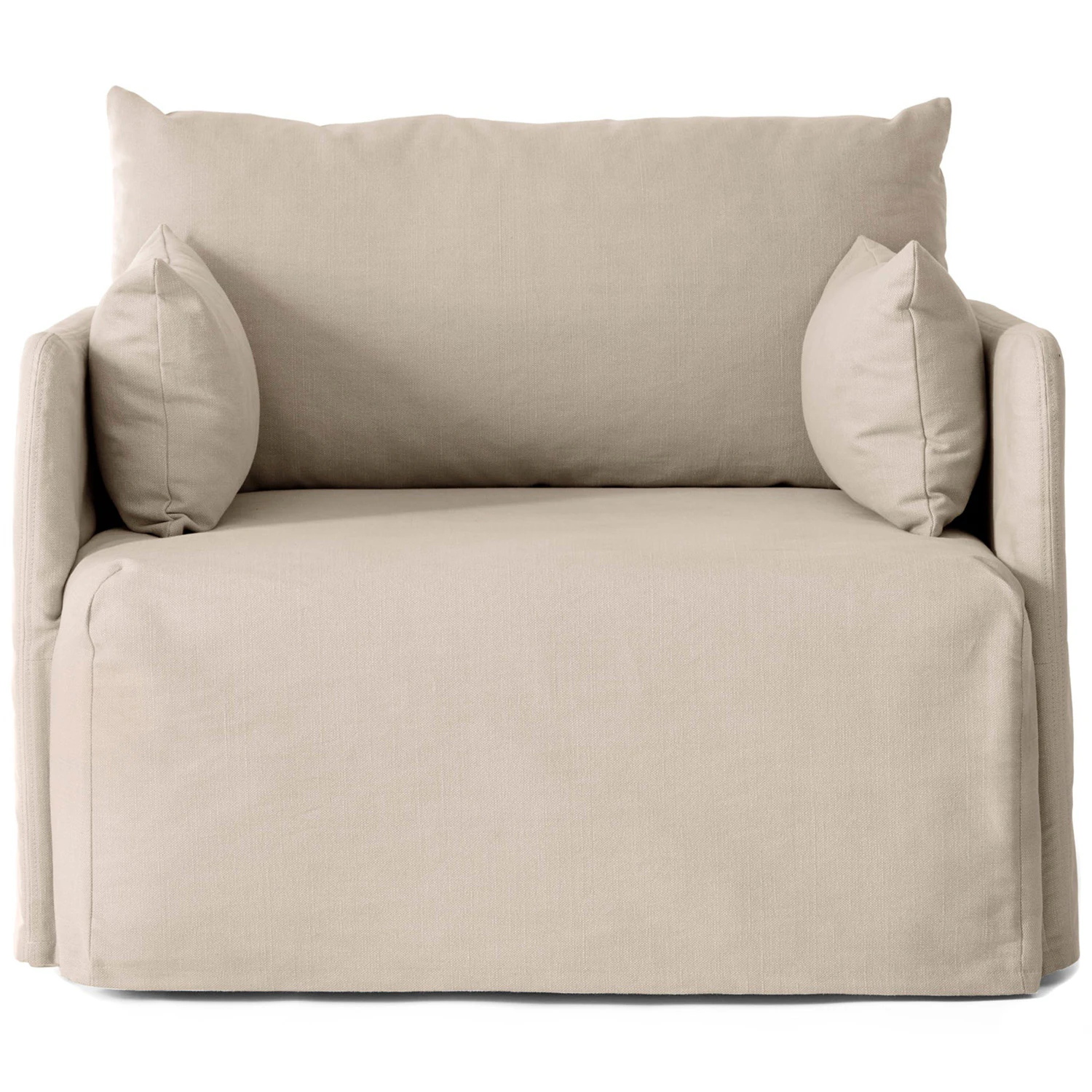 Audo Copenhagen Offset F&aring;t&ouml;lj Avtagbar Kl&auml;dsel Logan - &Aring;tervunnen Bomull Sand