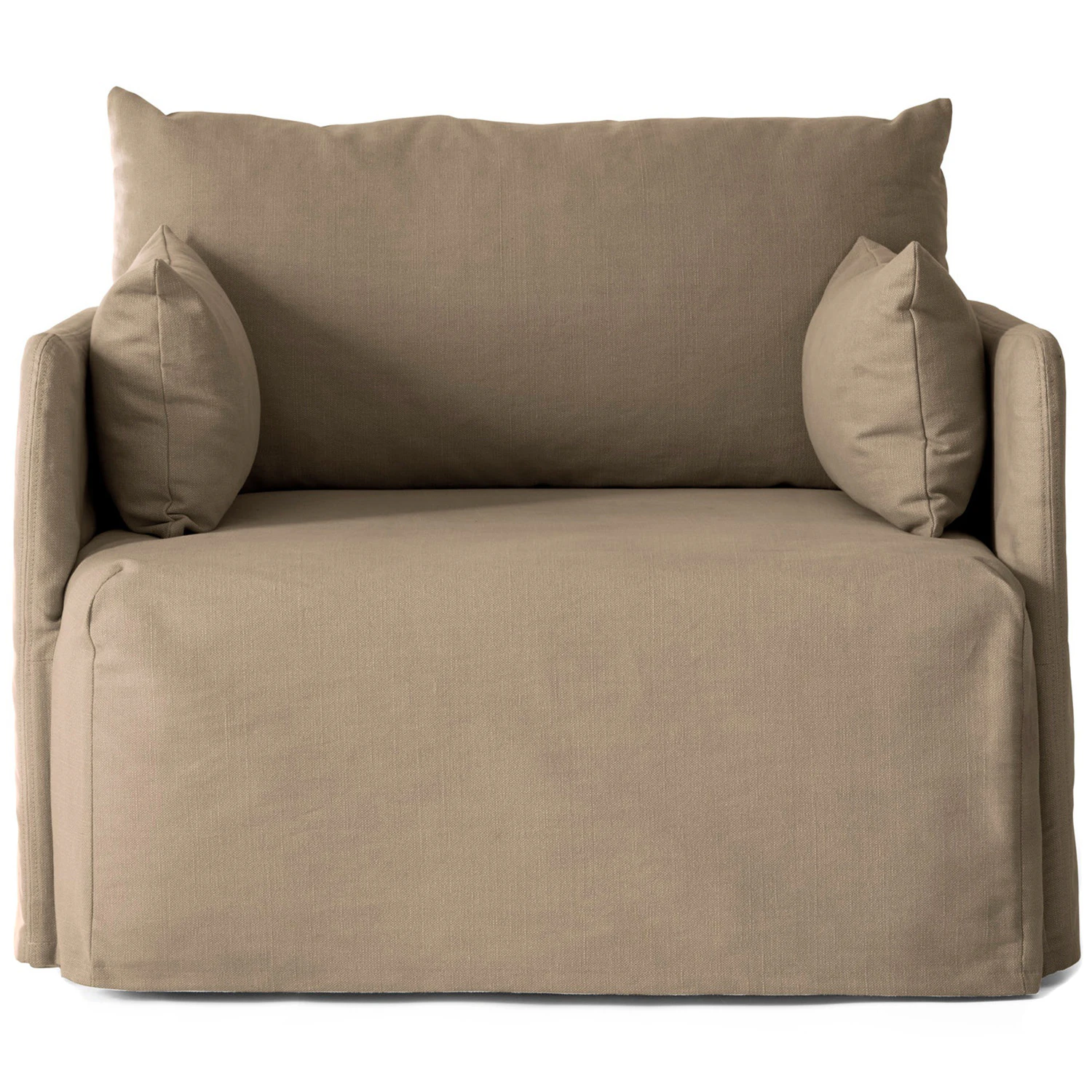 Audo Copenhagen Offset F&aring;t&ouml;lj Avtagbar Kl&auml;dsel Logan - &Aring;tervunnen Bomull Flint