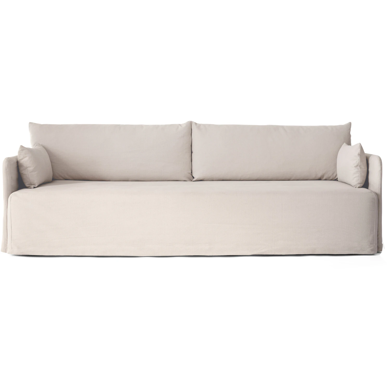 audo copenhagen offset soffa 3-sits avtagbar klädsel cotlin - 3-sitssoffor bomull oat