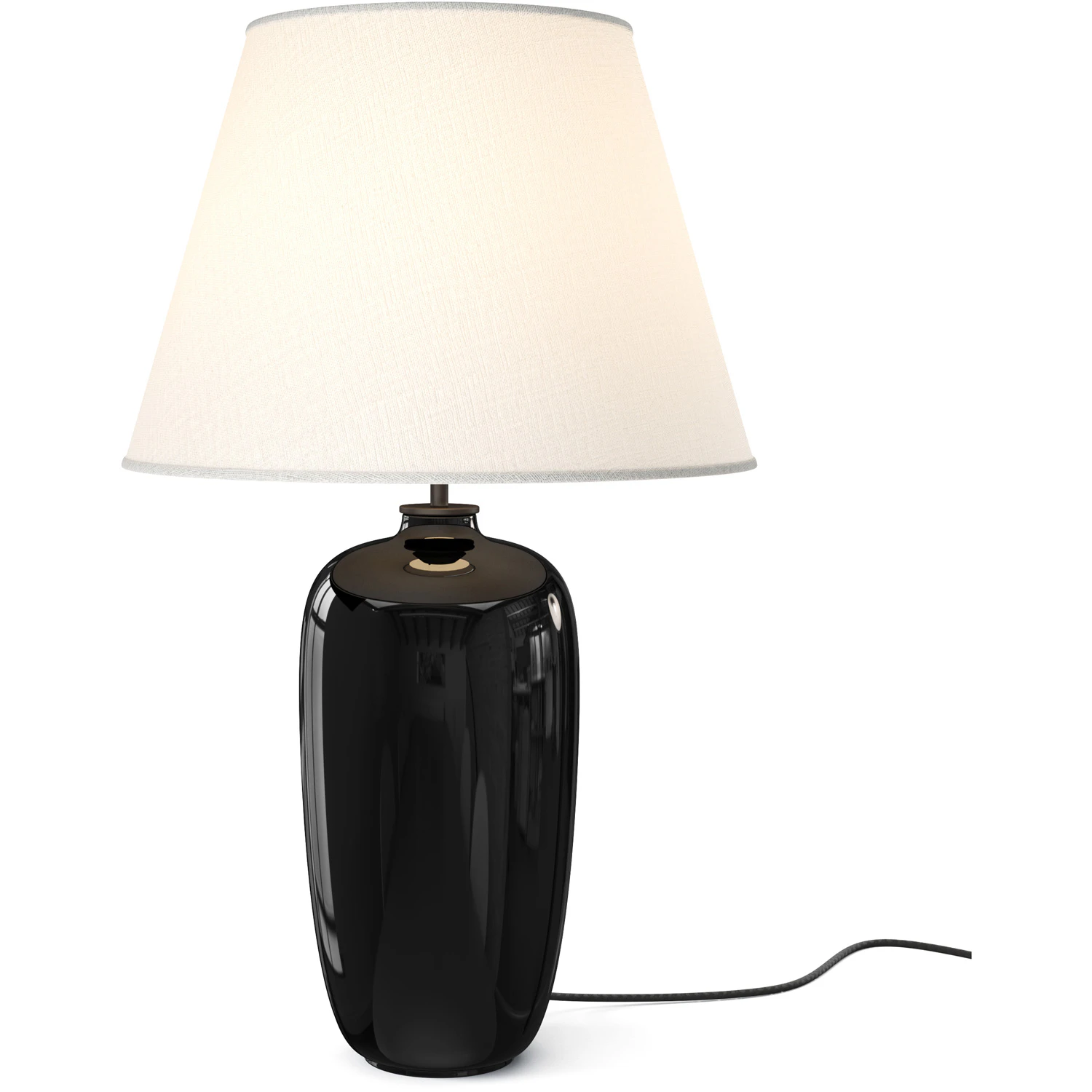 Audo Copenhagen Torso Bordslampa 57 - Bordslampor M&auml;ssing Svart