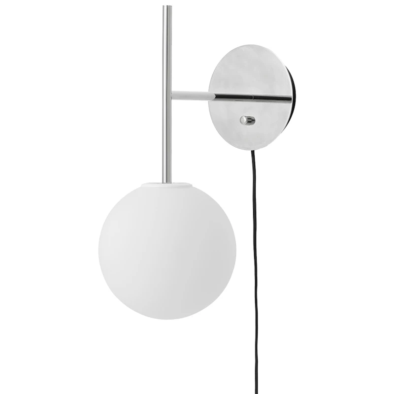 TR Bulb Vägglampa, Polerat Stål