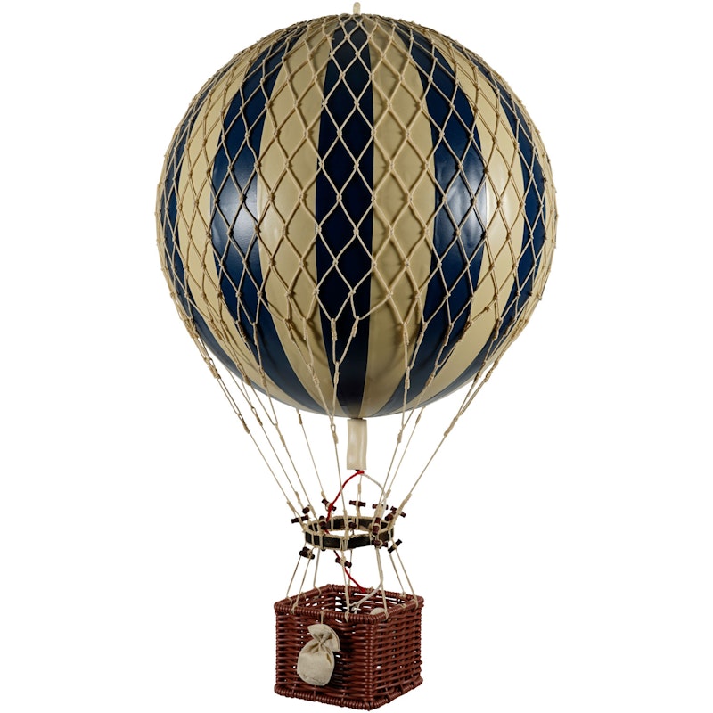 Royal Aero Luftballong 32x56 cm, Navy Blue / Ivory