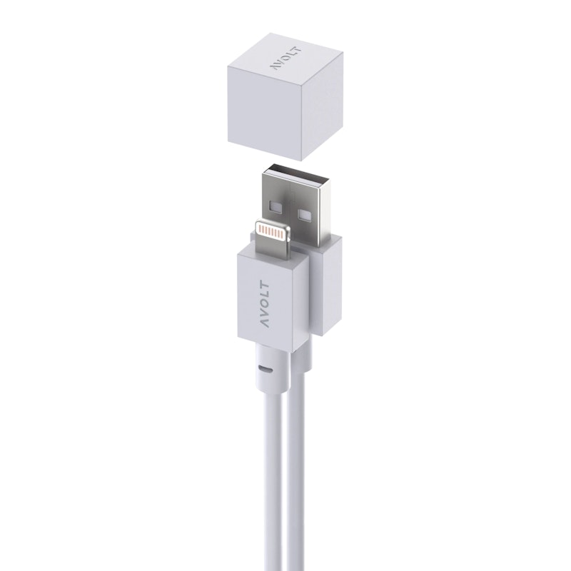 Cable 1 Laddsladd Lightning / Usb Typ A 1,8 m, Gotland Grey