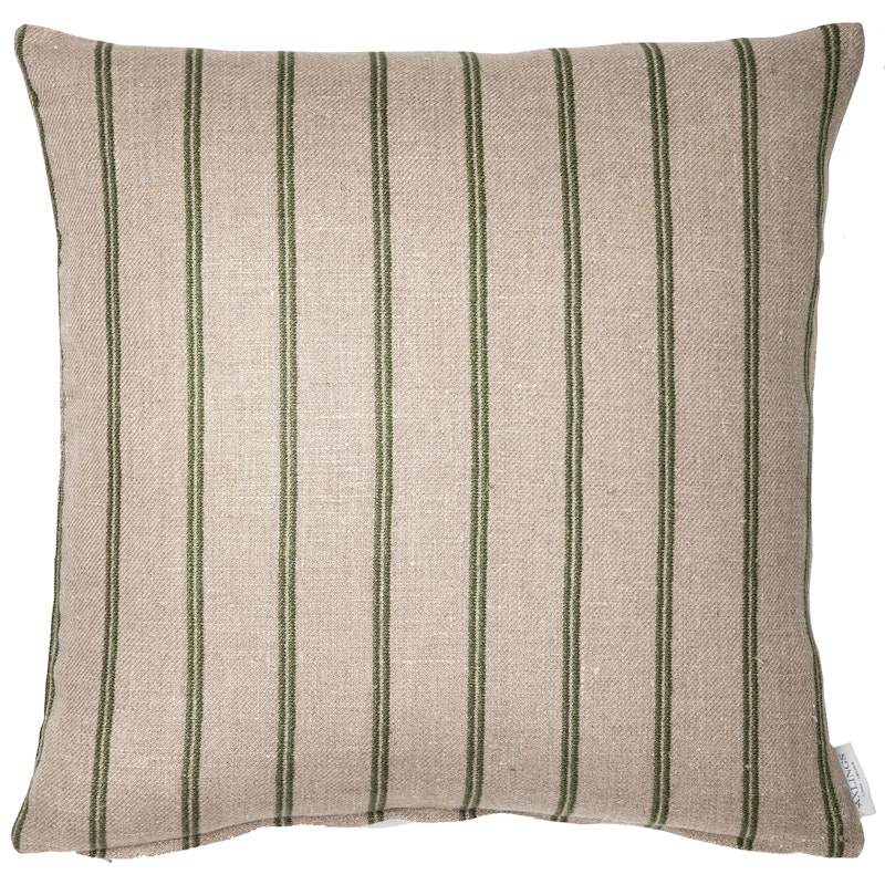 Linåker Kuddfodral 43x43 cm, Grön / Natur