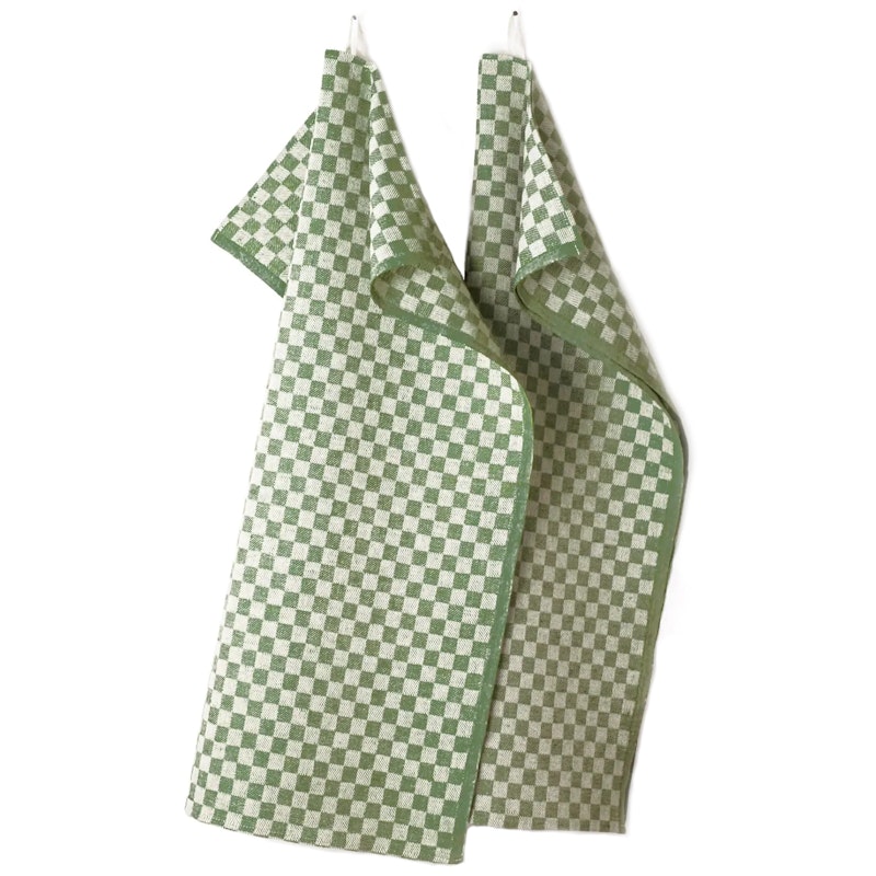 Schack Kökshandduk 50X70 cm 2-pack, Mörkgrön