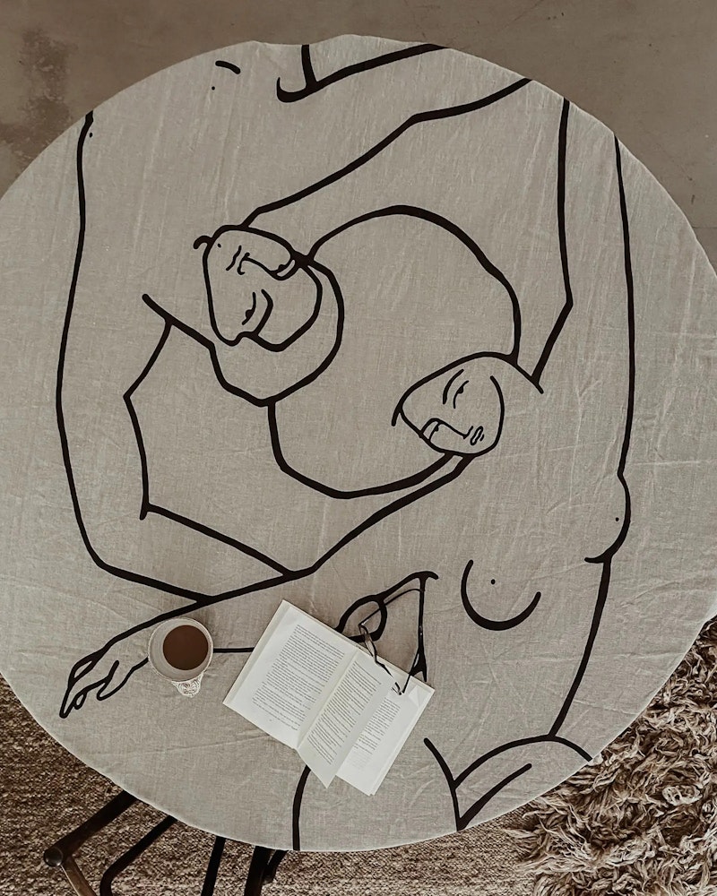 We Konstverk Limited Edition 165x320 cm, Woman + Man
