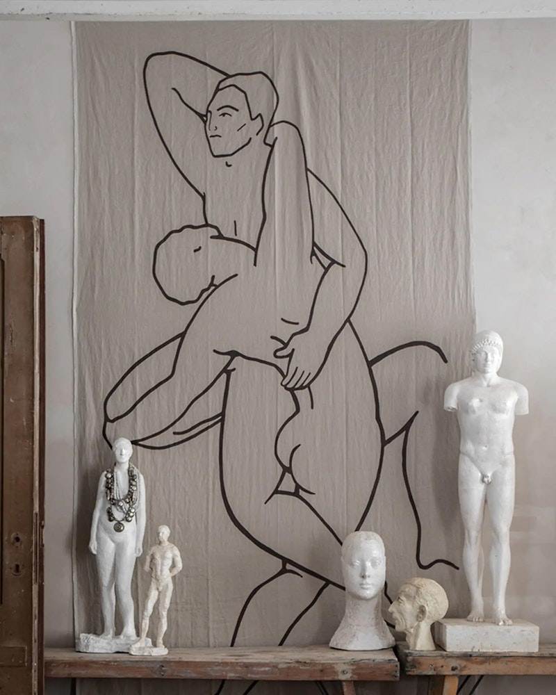 We Konstverk Limited Edition 165x320 cm, Man + Man