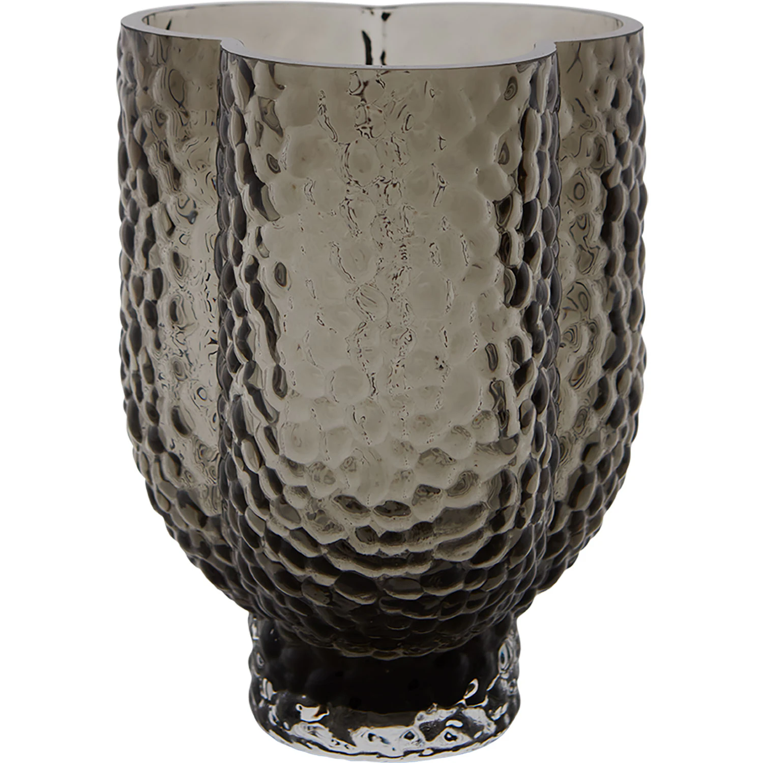 Aytm Arura Vas 18 Cm - Vaser Munbl&aring;st Glas Svart