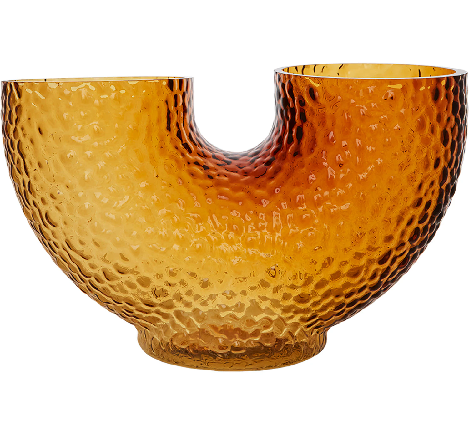 Aytm Arura Glas Amber L&aring;g - Vaser Munbl&aring;st Glas B&auml;rnsten