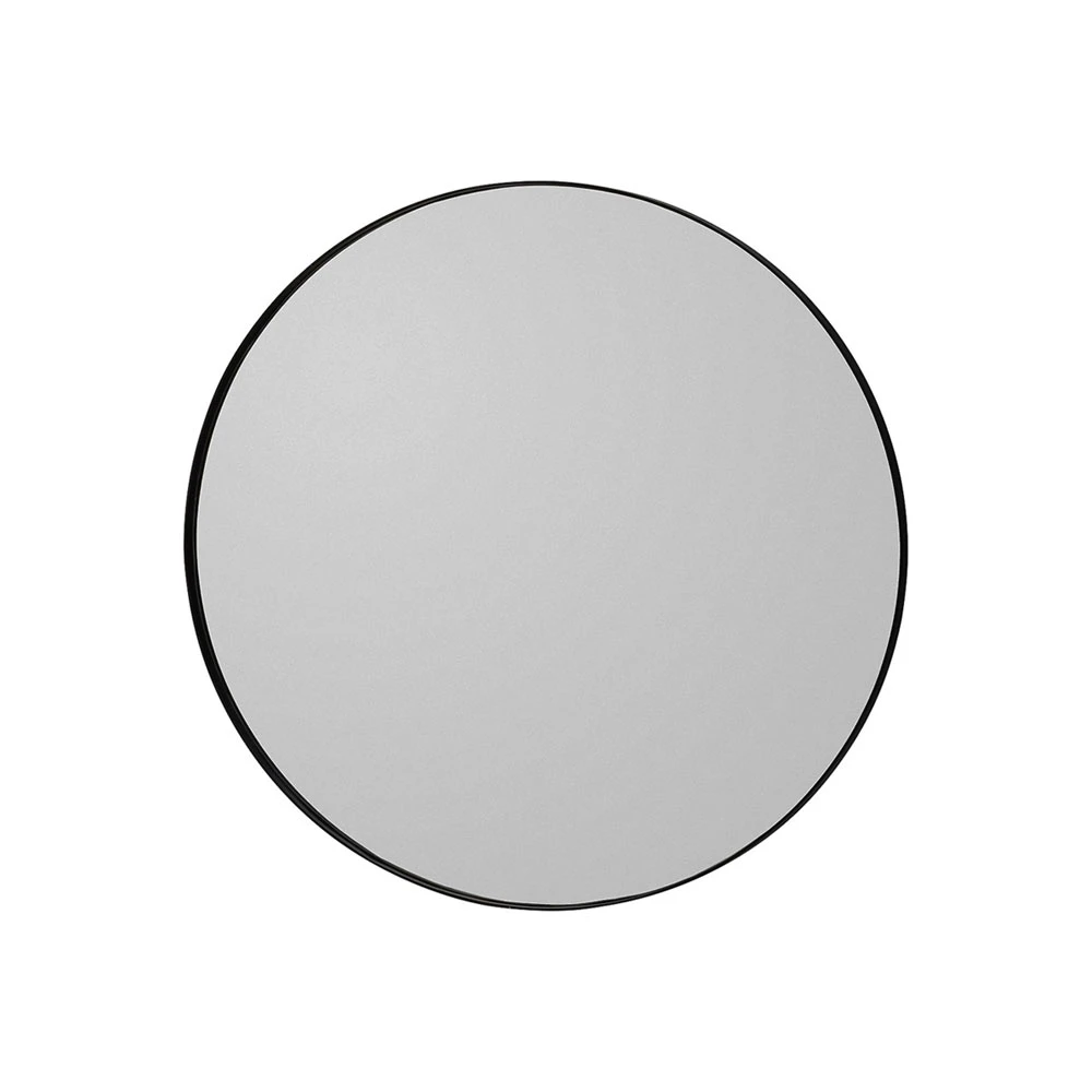 Aytm Circum Väggspegel Ø50 Cm - Väggspeglar Mdf Svart