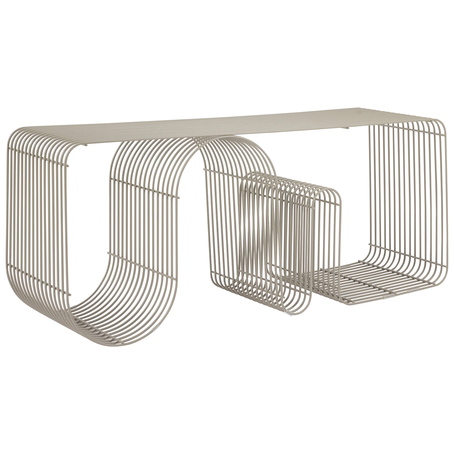 Aytm Curva B&auml;nk - B&auml;nkar St&aring;l Taupe