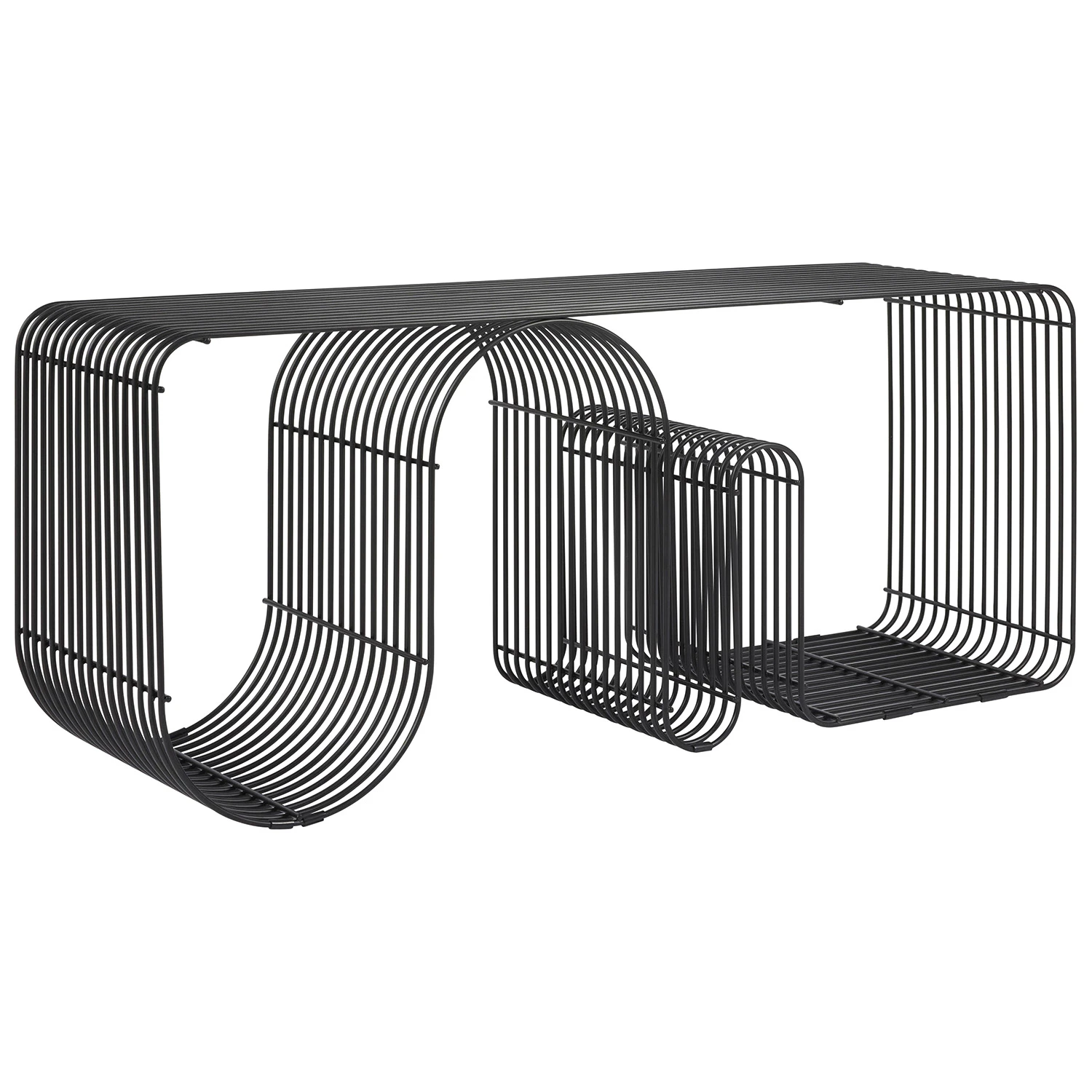 Aytm Curva B&auml;nk - B&auml;nkar St&aring;l Antracit