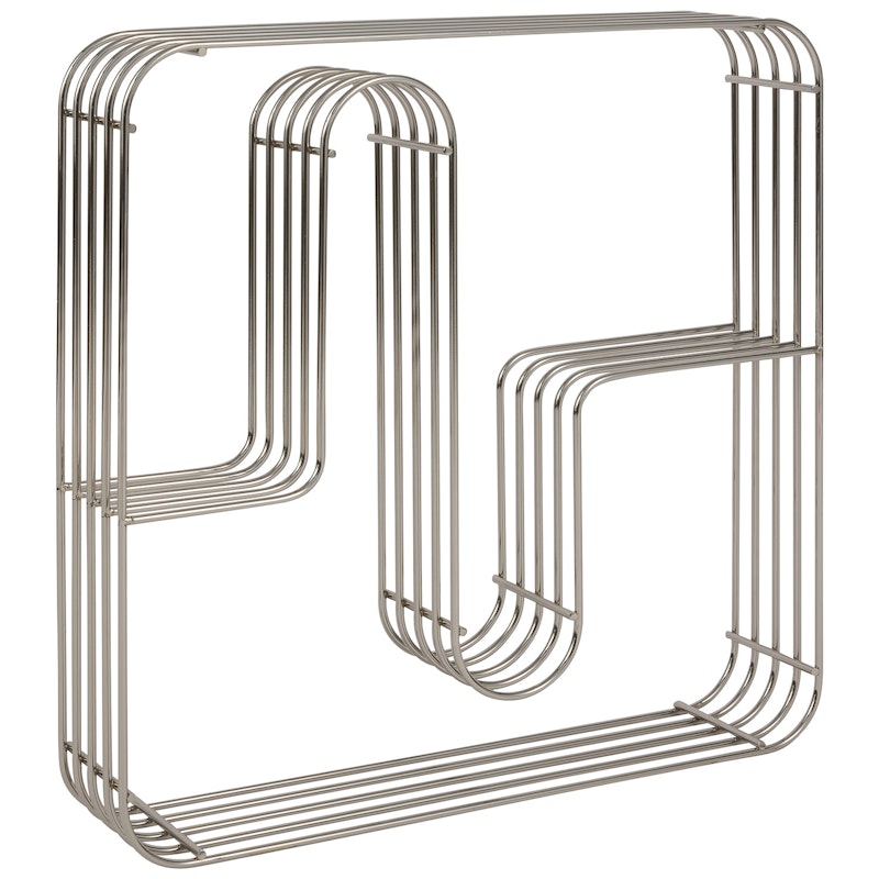 Curva Hylla 45x45 cm, Silver