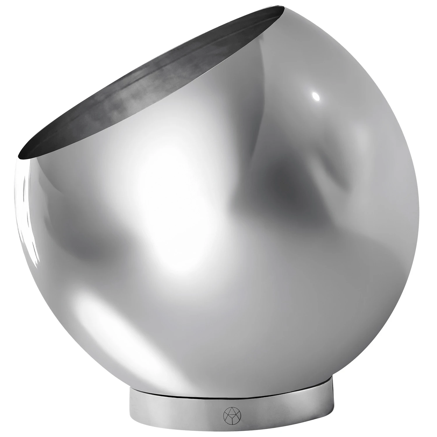 Aytm Globe Blomkruka &Oslash;30 Cm - Krukor Rostfritt St&aring;l Silver