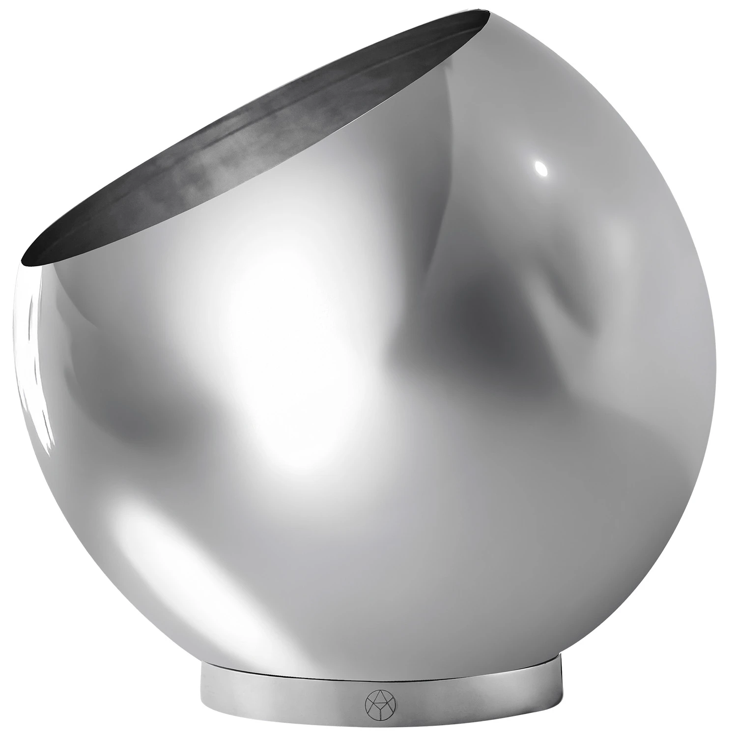 Aytm Globe Blomkruka &Oslash;37 Cm - Krukor Rostfritt St&aring;l Silver