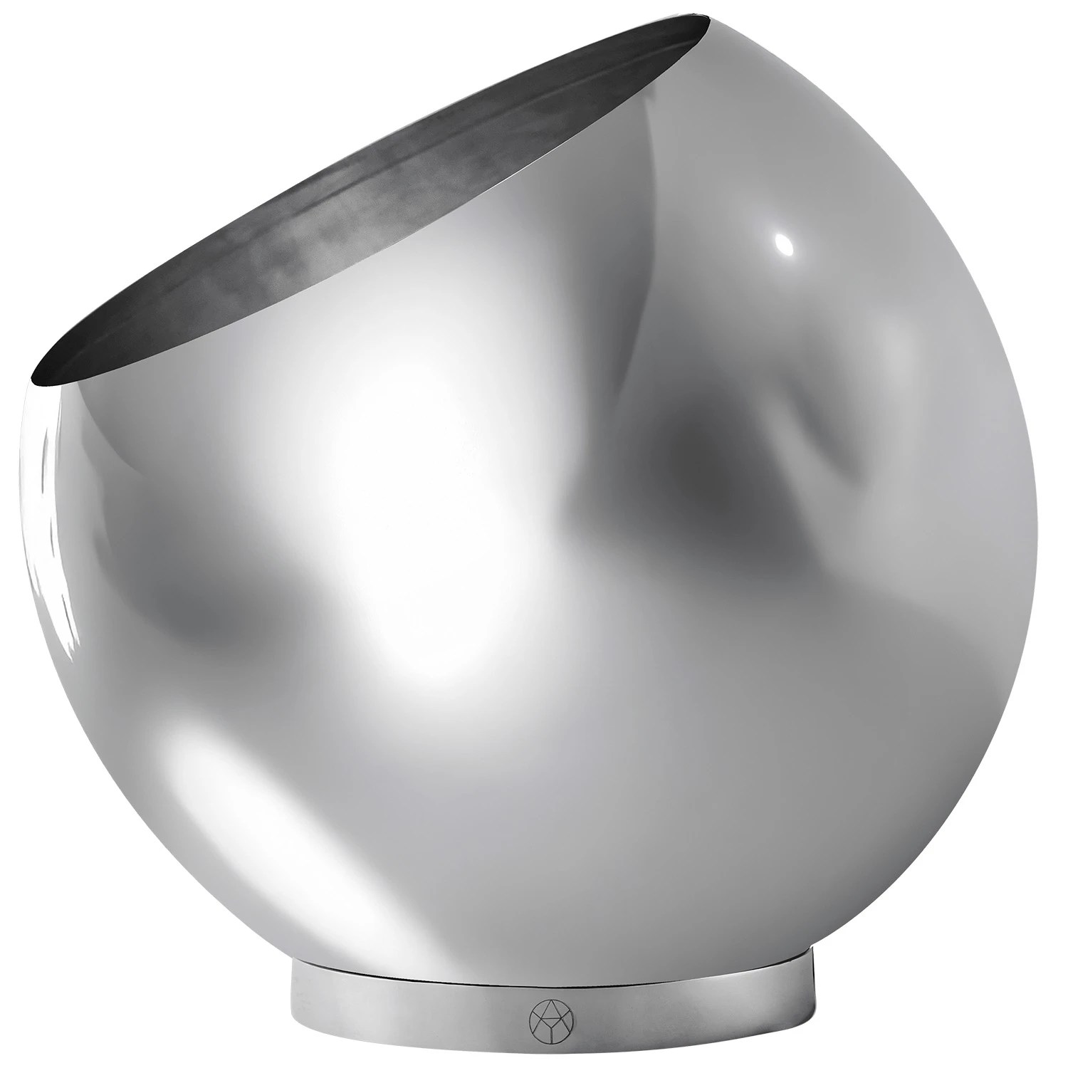 Aytm Globe Blomkruka &Oslash;43 Cm - Krukor Rostfritt St&aring;l Silver