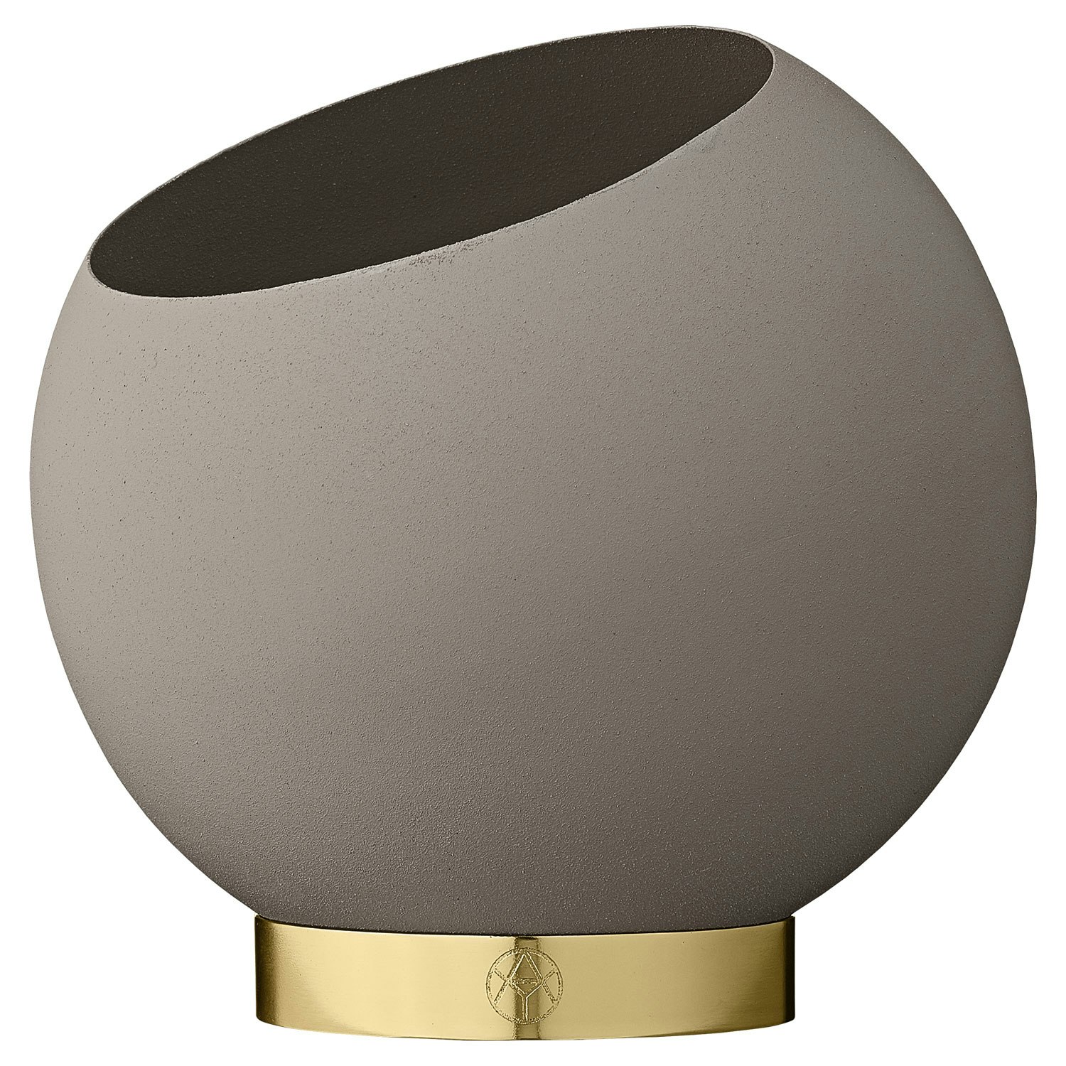 Aytm Globe Blomkruka &Oslash;17 Cm - Krukor J&auml;rn Taupe
