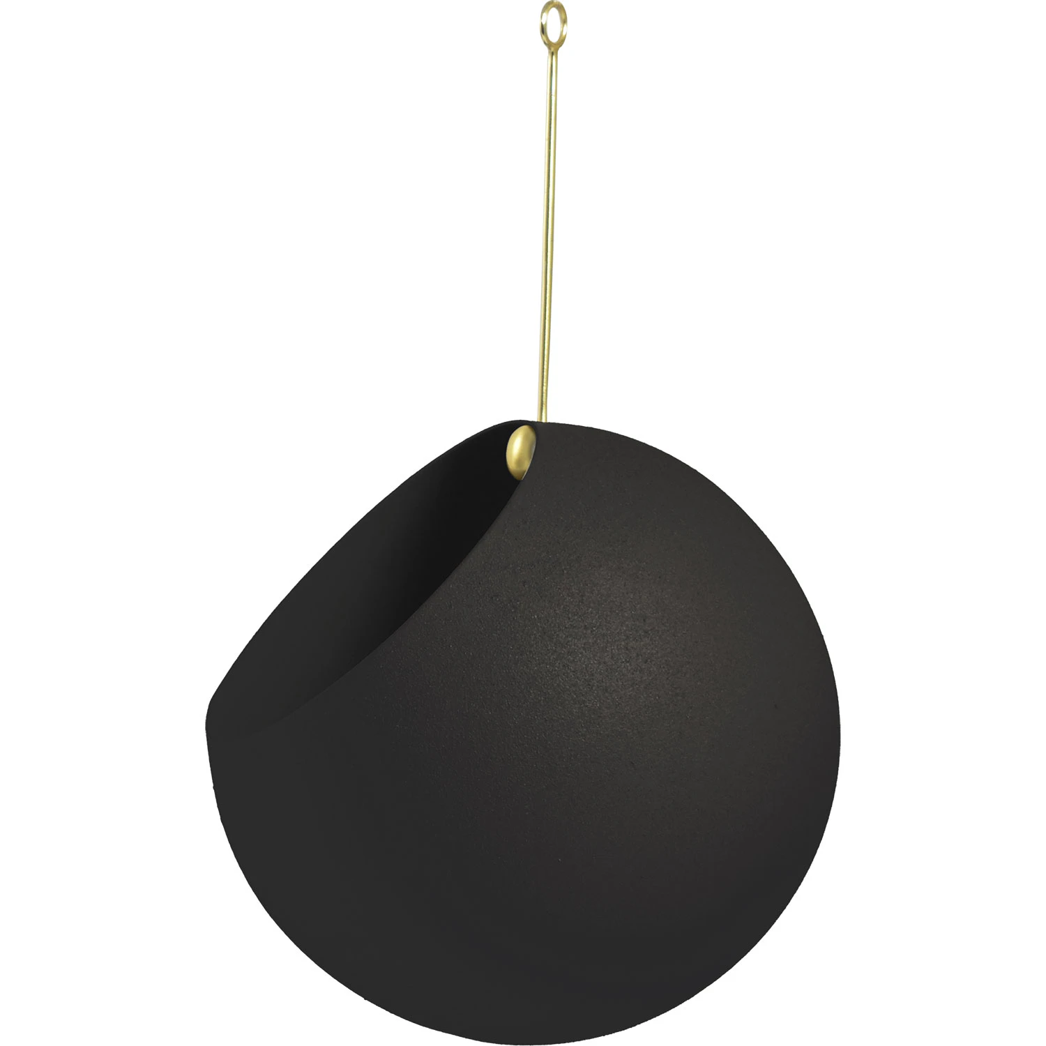 Aytm Globe Hängande Kruka Ø21x32 Cm - Krukor Aluminium Svart
