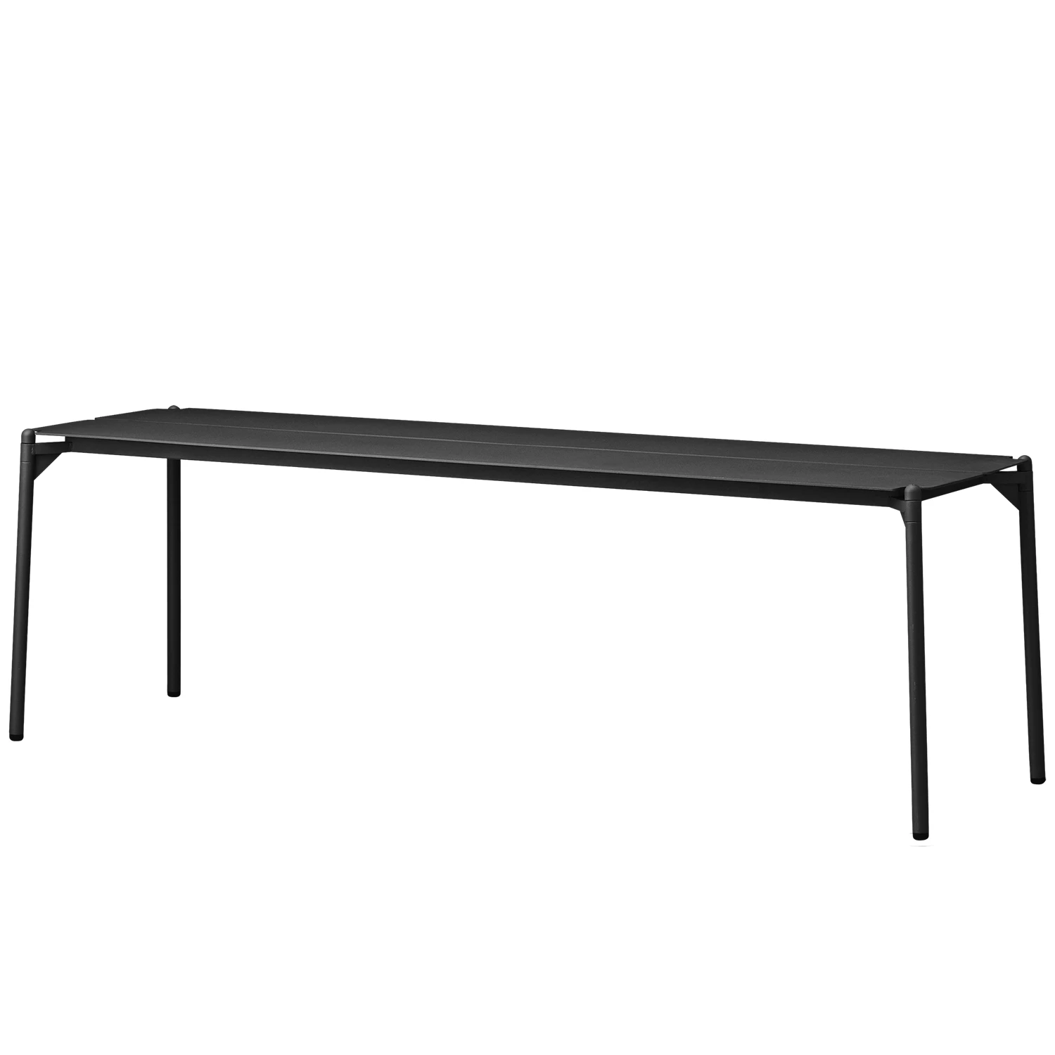 Aytm Novo Bench Black/black L145xw43,3xh45,5cm - B&auml;nkar St&aring;l Svart
