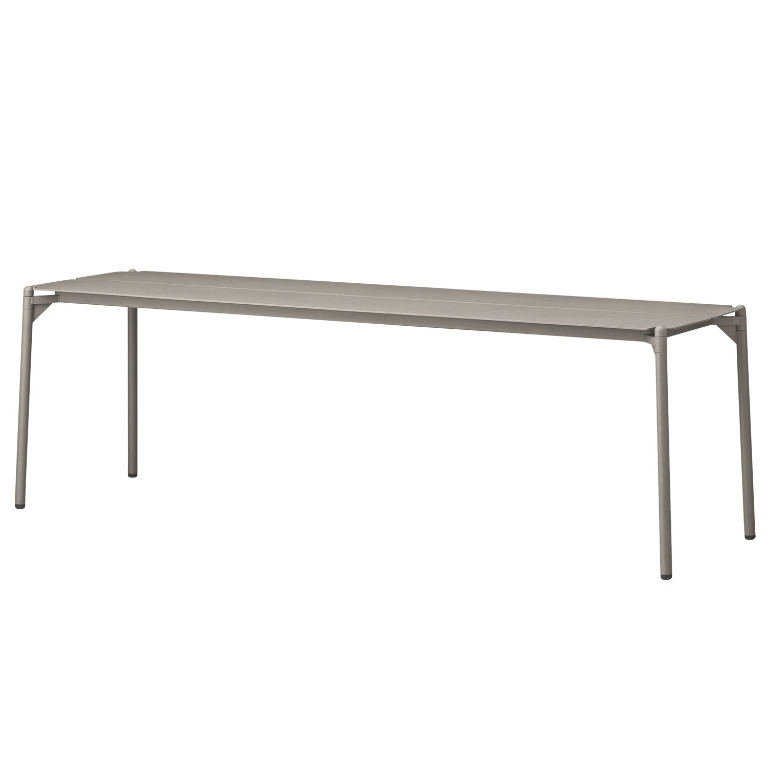 aytm novo bench l145xw43,3xh45,5cm - bänkar stål taupe