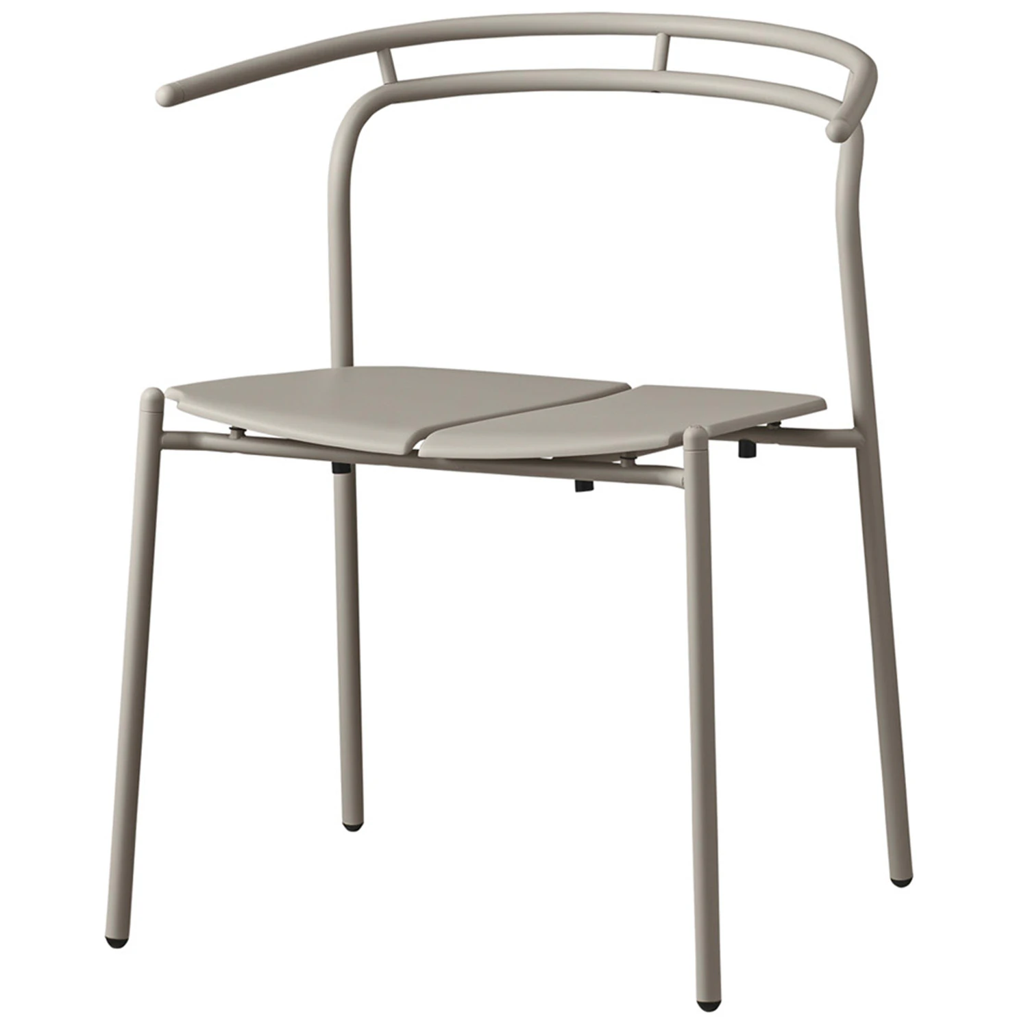 aytm novo dining chair l53,9xw62,5xh74,6cm - trädgårdsstolar stål taupe