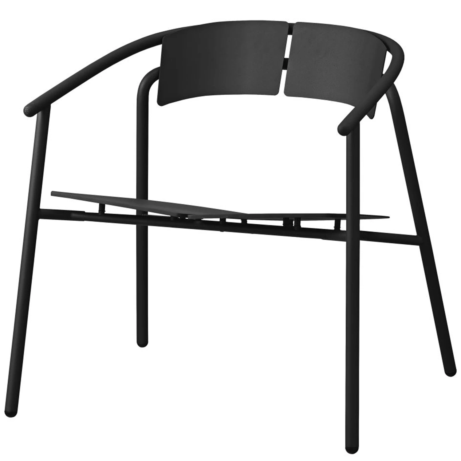 Aytm Novo Lounge Chair Black/black L71,1xw68xh71,9cm - Tr&auml;dg&aring;rdsstolar St&aring;l Svart