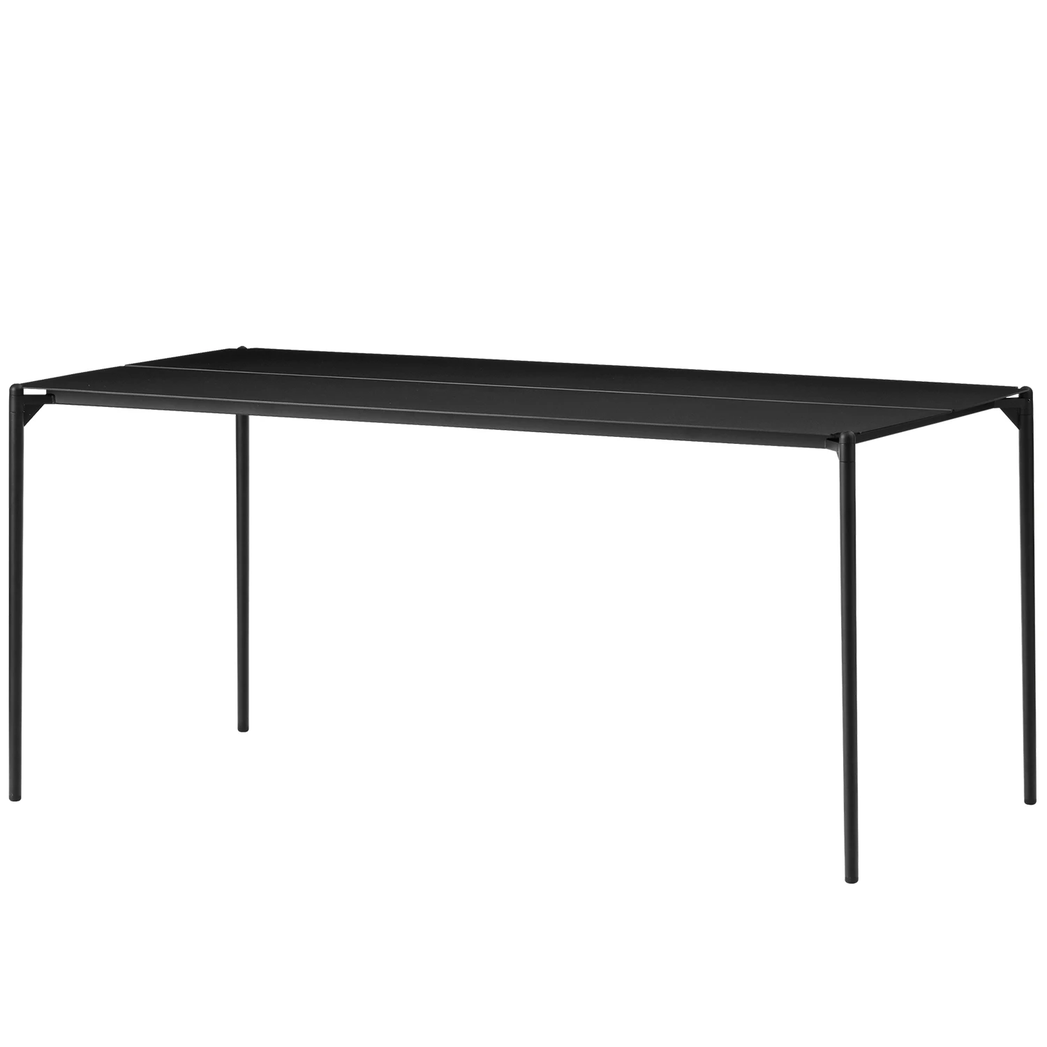 Aytm Novo Table Black/black L160xw80xh72cm - Trädgårdsbord Stål Svart