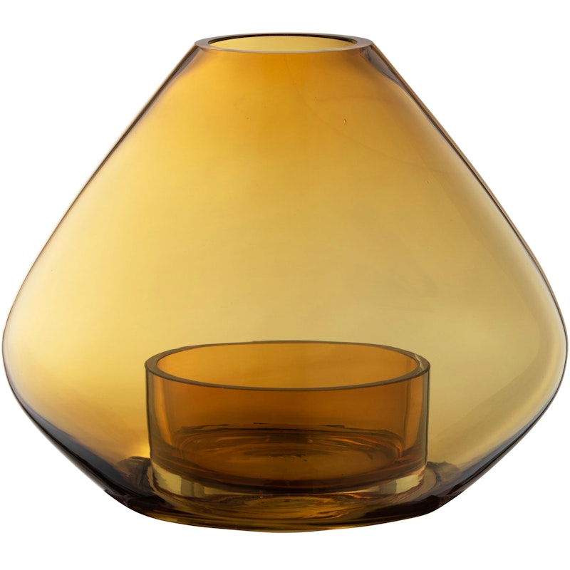Uno Ljushållare / Vas Amber Ø14,5 cm