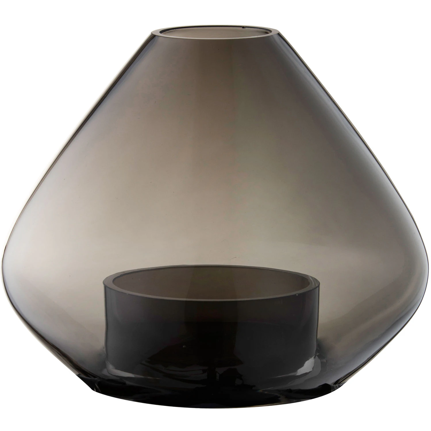 Aytm Uno Ljush&aring;llare / Vas &Oslash;14,5 Cm - Ljusstakar Glas Svart