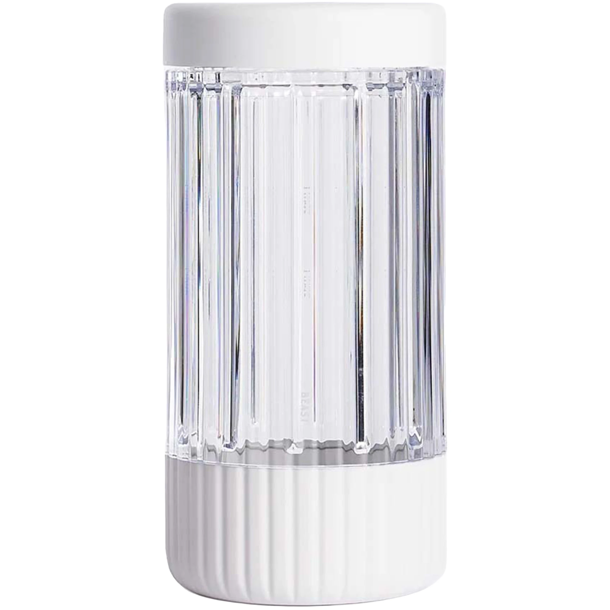 Beast Mega Mixerbeh&aring;llare Med F&ouml;rvaringslock 1200 Ml - F&ouml;rvaringsburkar & lock Tritan Cloud White