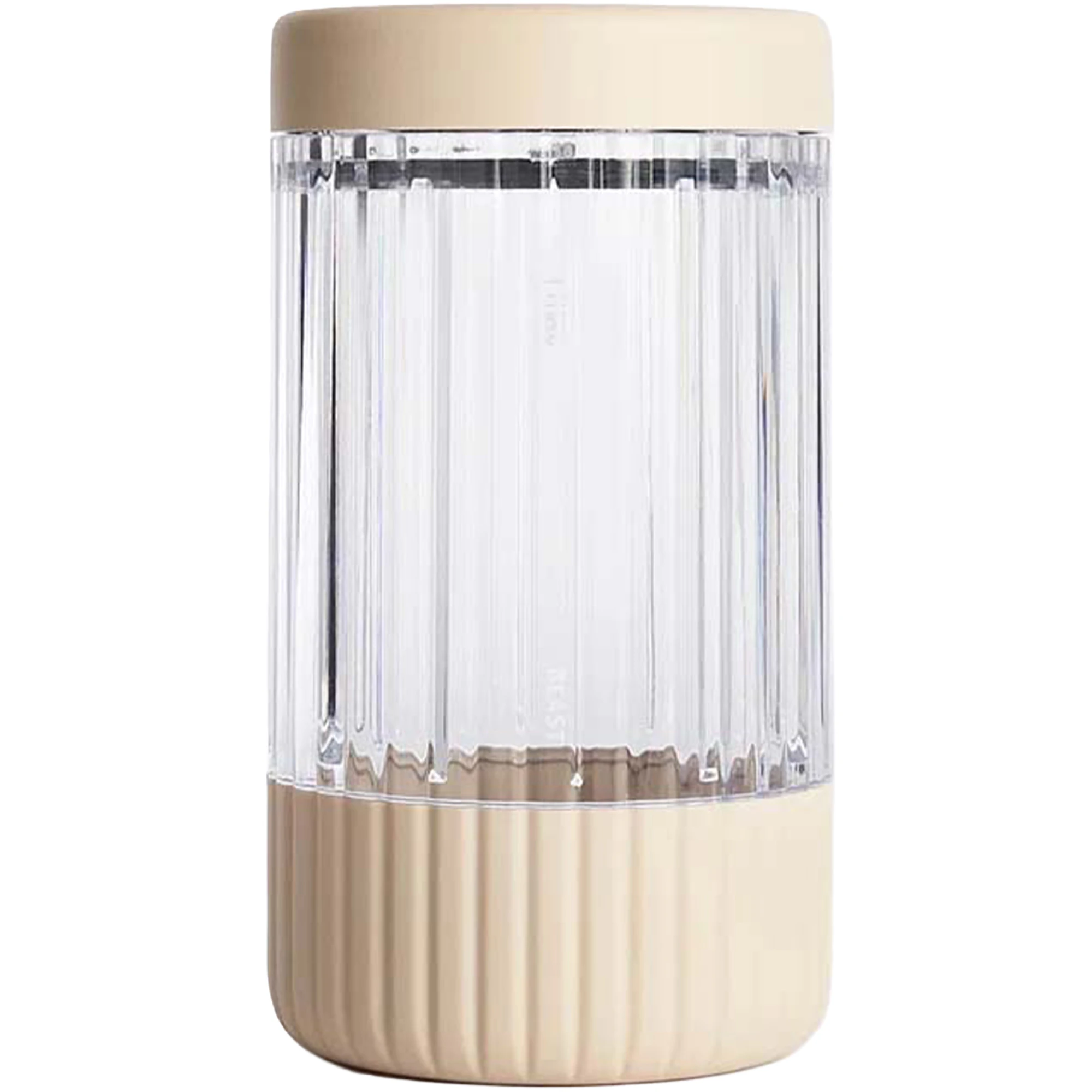 Beast Mighty Mixerbeh&aring;llare Med F&ouml;rvaringslock 638 Ml - F&ouml;rvaringsburkar & lock Tritan Sand