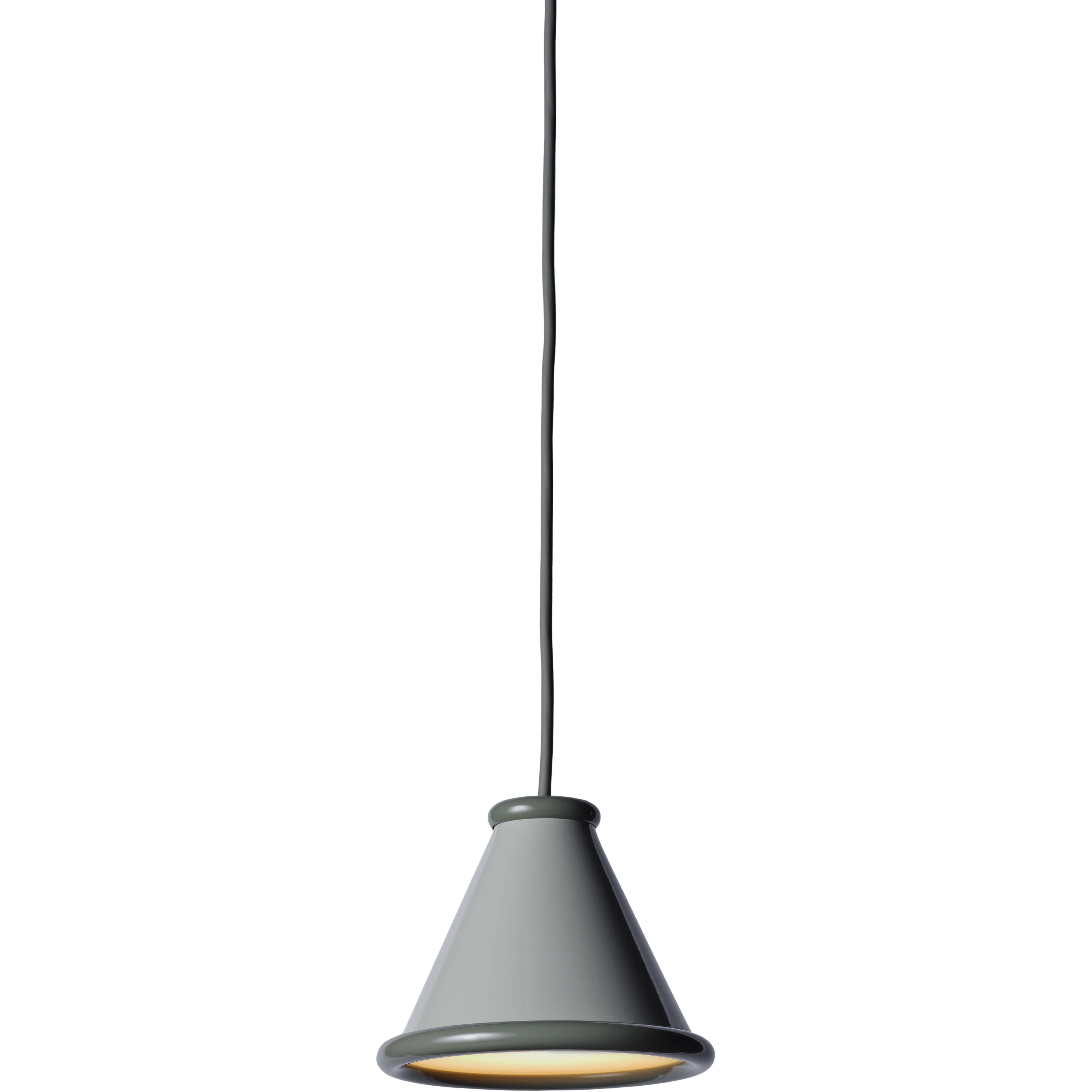 Belid Belle Pendel Ø15 Pepple Grey / - Pendellampor Metall Moss Grey