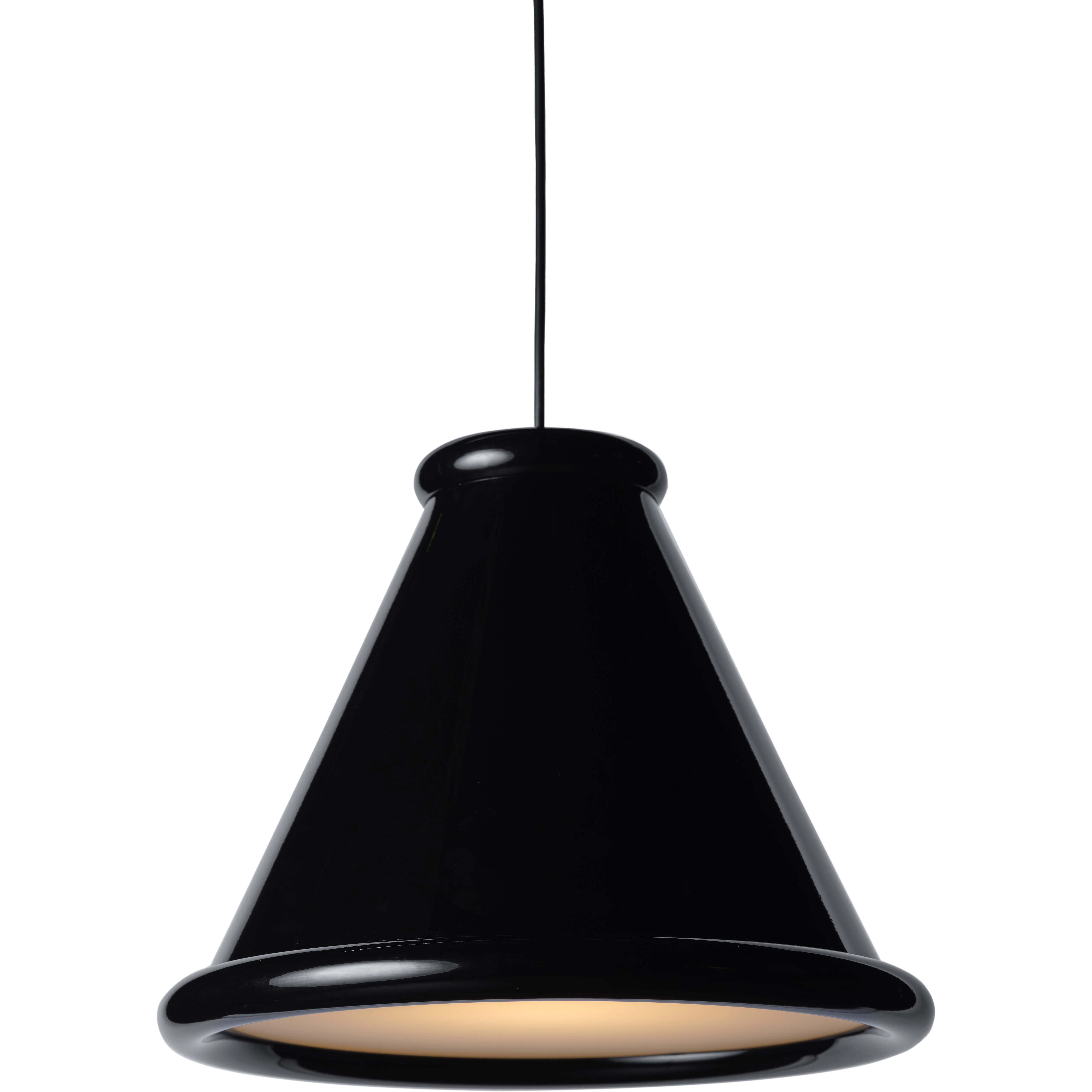 Belid Belle Pendel Ø36 Glossy Black - Pendellampor Metall Högblank Svart