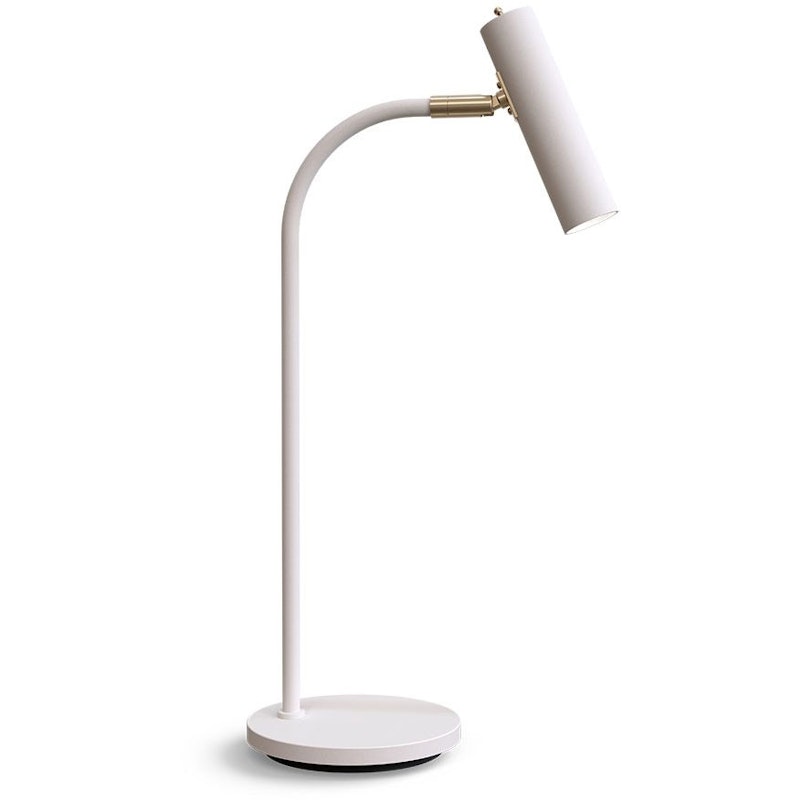 Slender Bordslampa, Vit