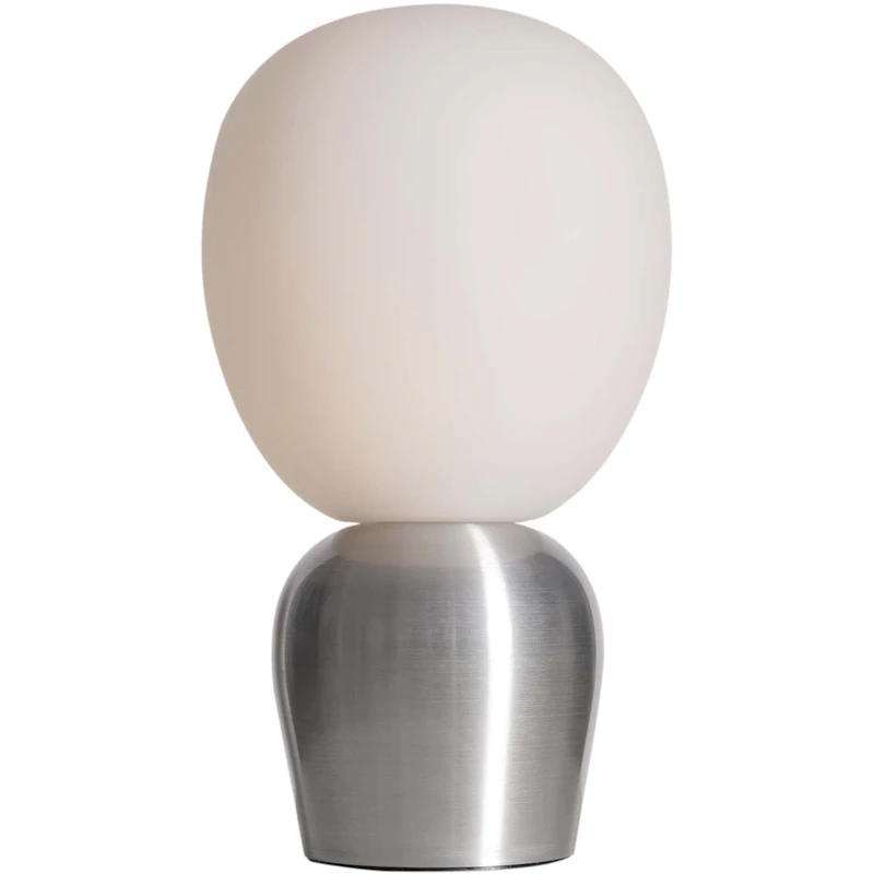 Buddy Bordslampa, Borstad Aluminium / Opal