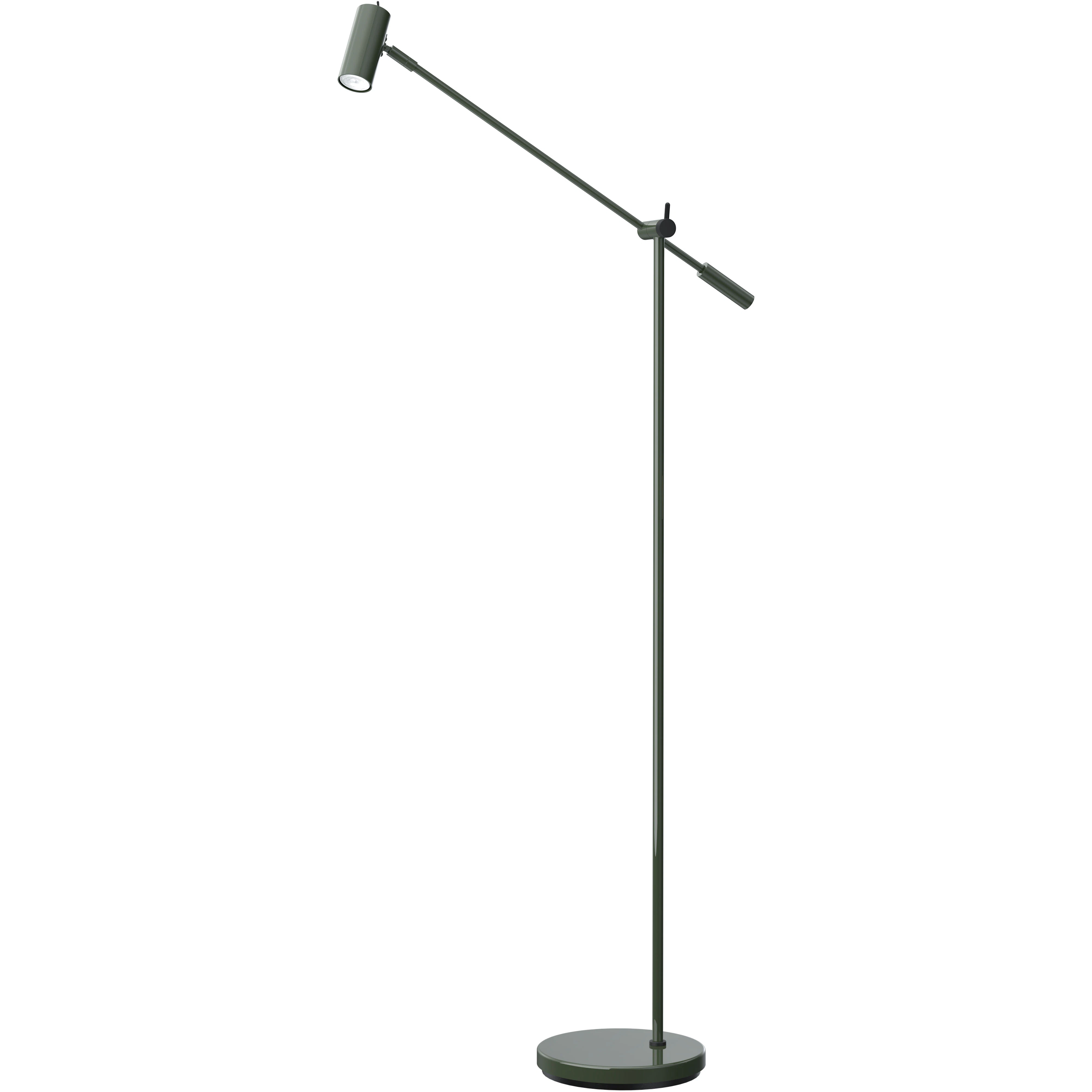 Belid Cato Golvlampa / Mattsvart - Golvlampor Metall Skogsgr&ouml;n