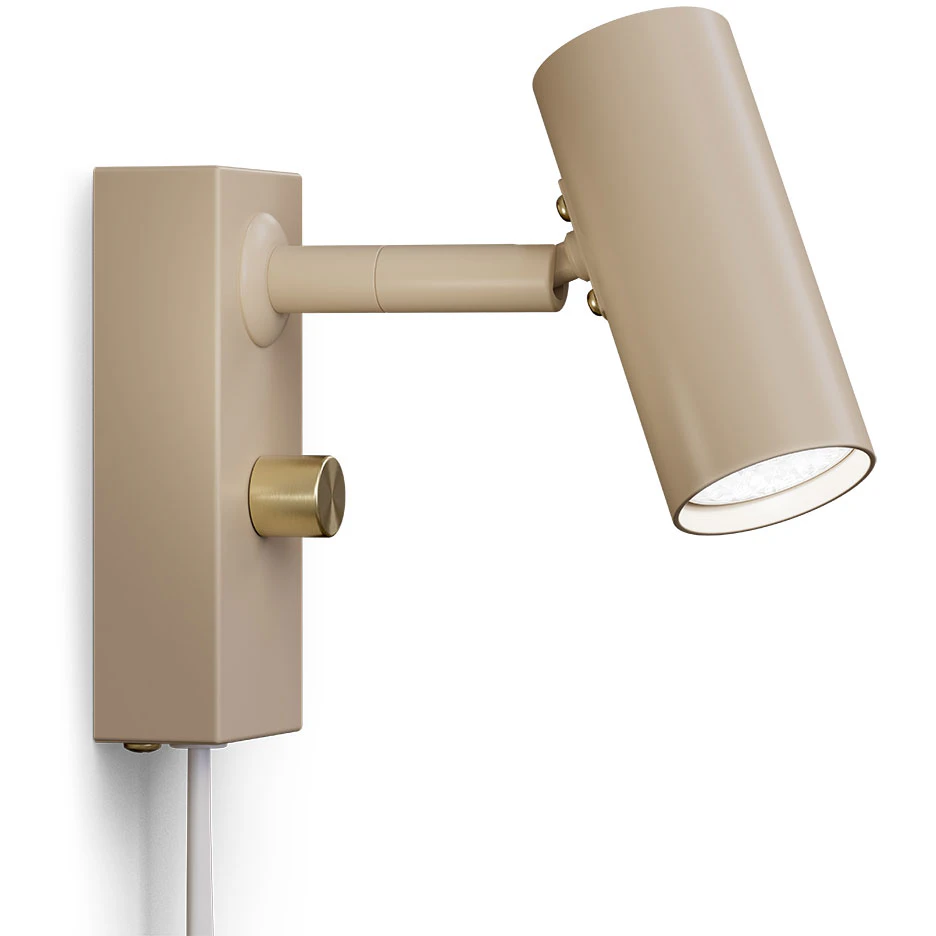 Belid Cato V&auml;gglampa Nougat / - V&auml;gglampor Metall M&auml;ssing