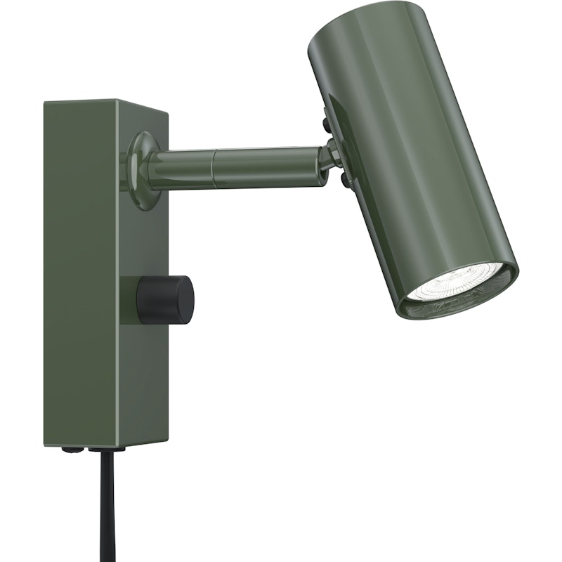 Cato Vägglampa, Skogsgrön / Mattsvart