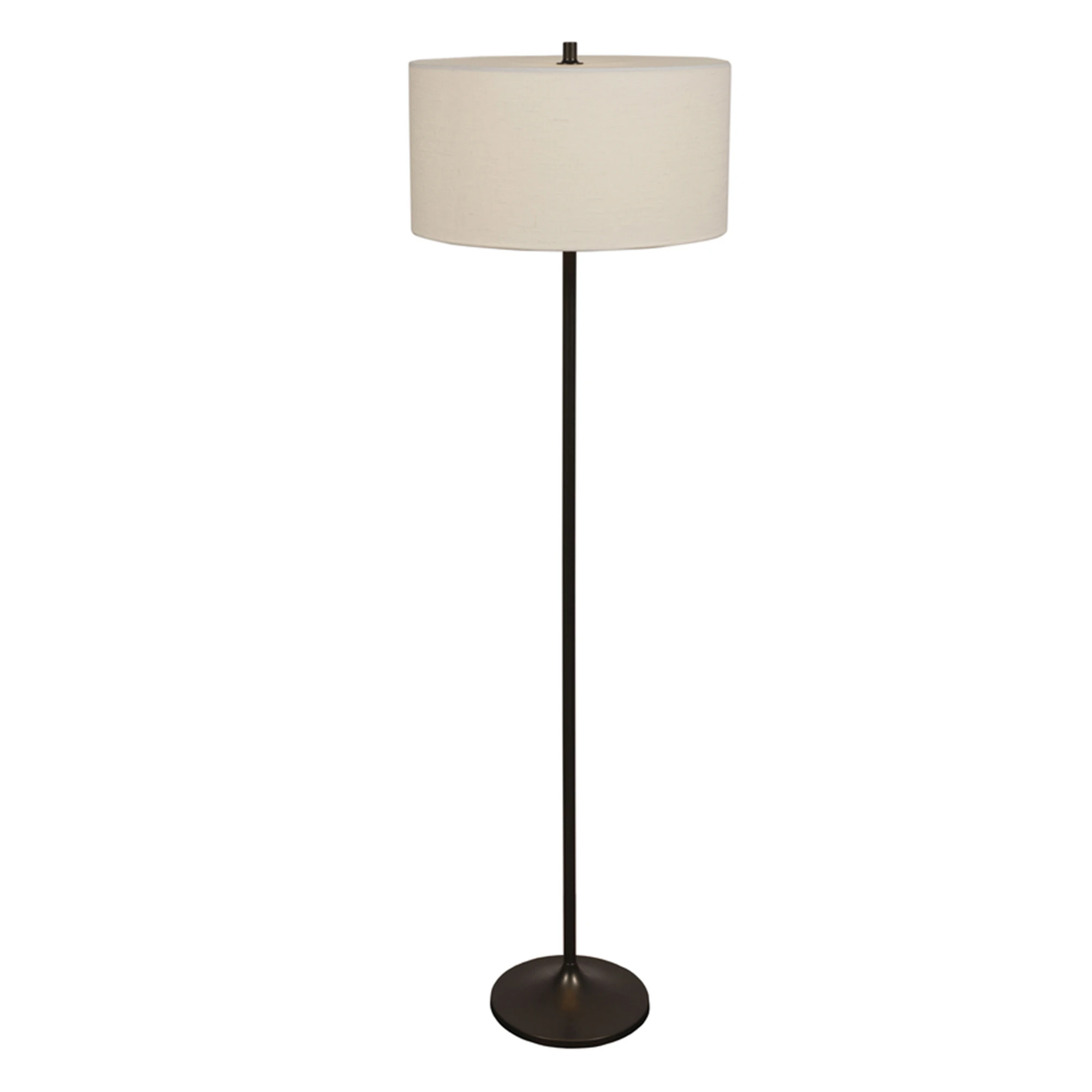 Belid Soft Golvlampa / Linen White - Golvlampor Textil Metallisk Brons