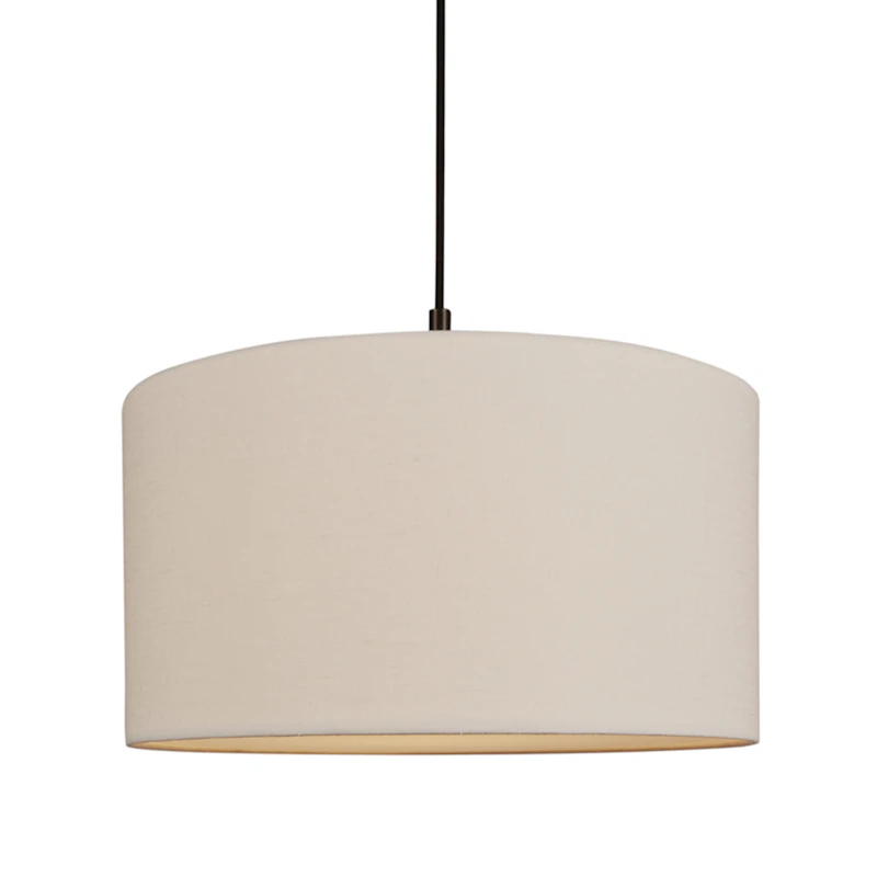 Soft Pendel Ø44 cm, Metallisk Brons / Linen White